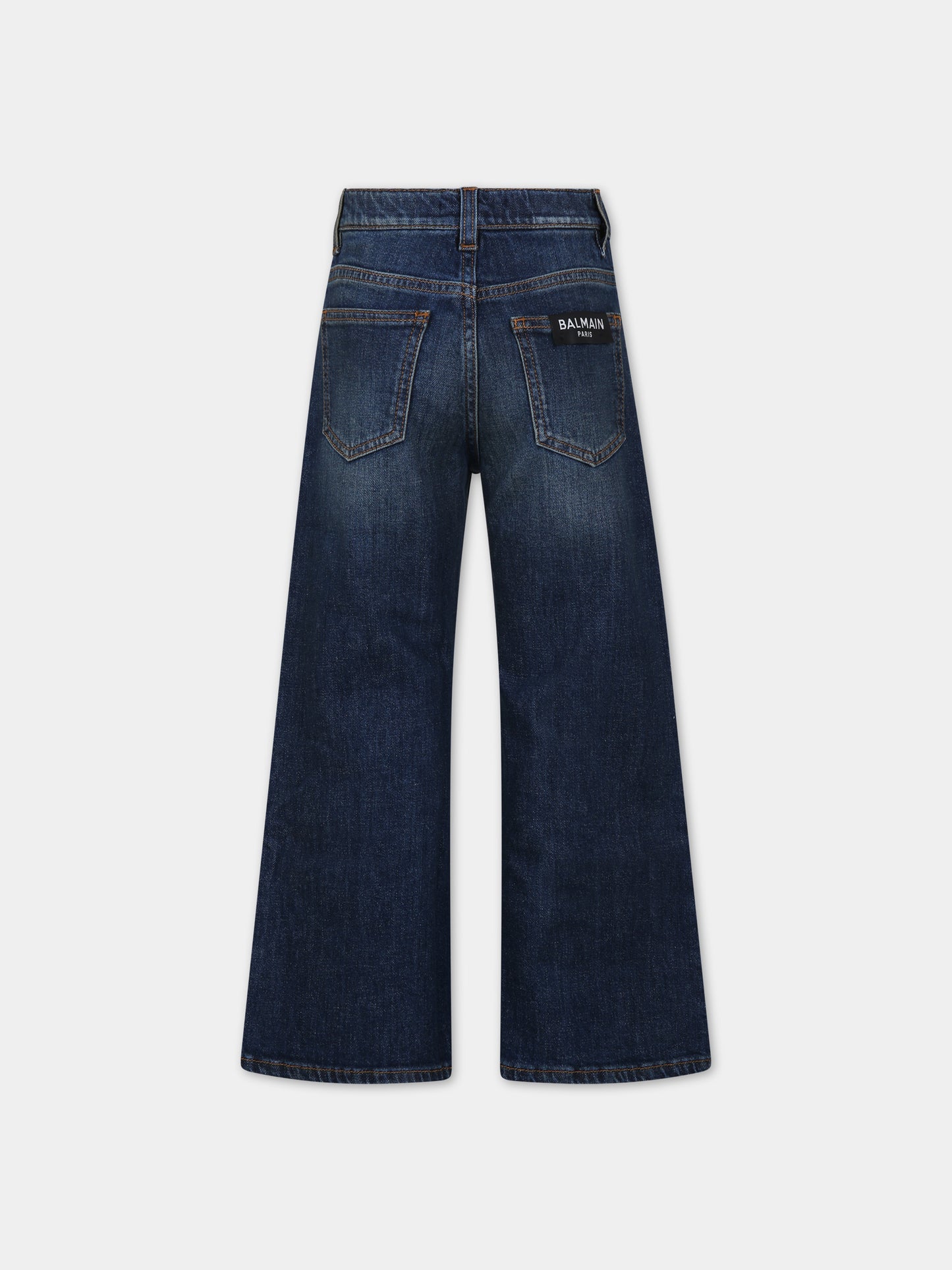 Jeans denim per bambina,Balmain Kids,BU6P20 D0038 620