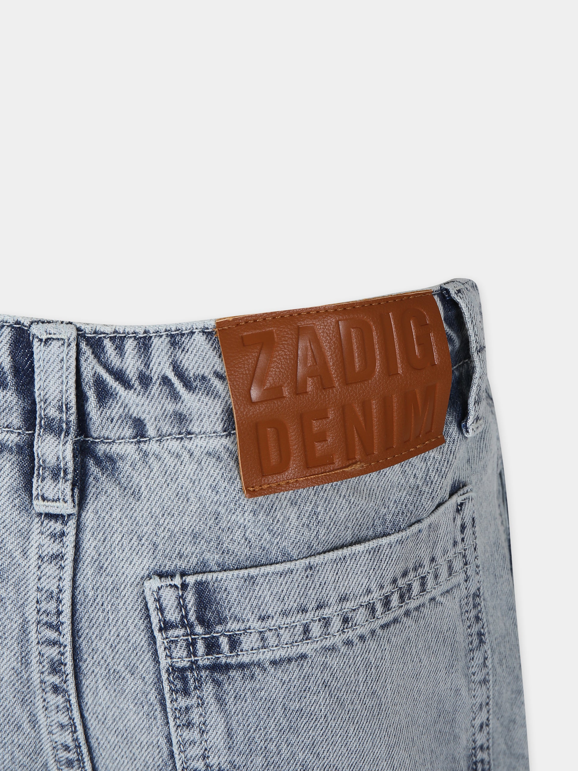 Shorts in denim per bambino,Zadig & Voltaire Kids,X60096 Z04