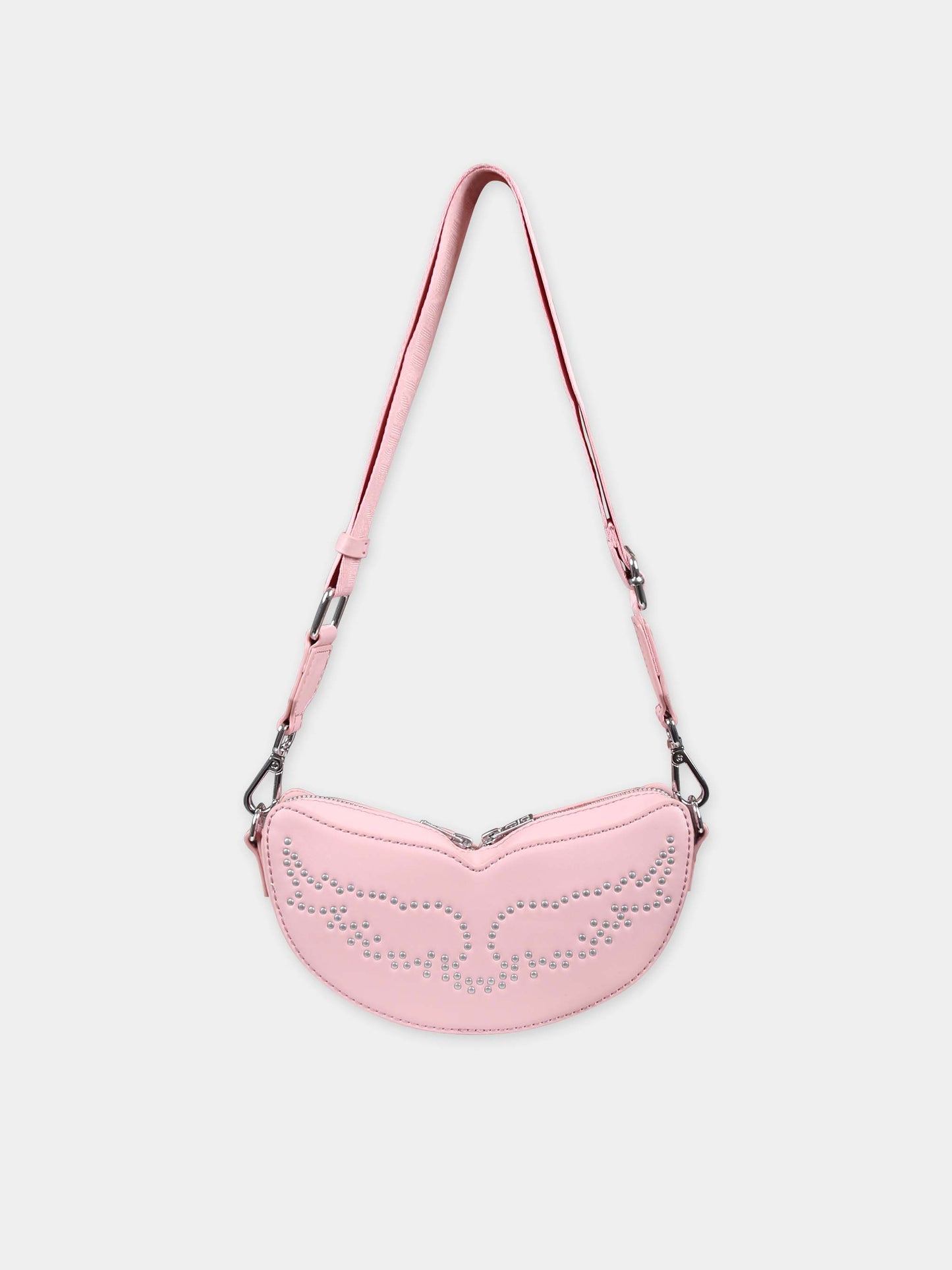 Borsa casual rosa per bambina,Zadig & Voltaire Kids,X60121 292