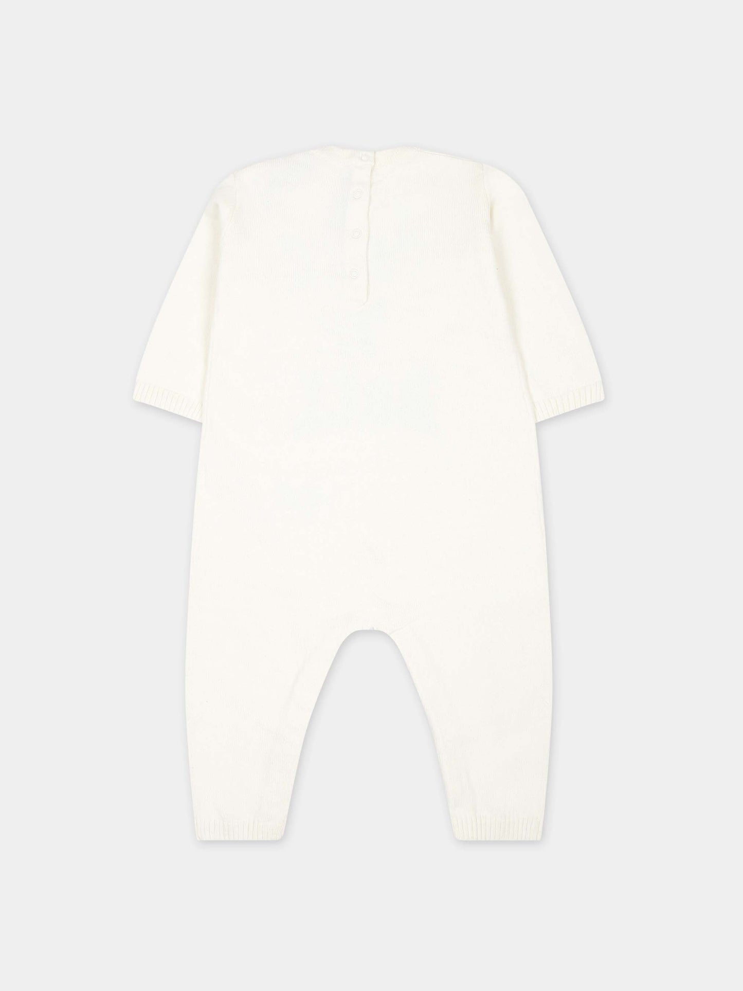 Tutina bianca per neonati con scritta,Zadig & Voltaire Kids,X60057 182