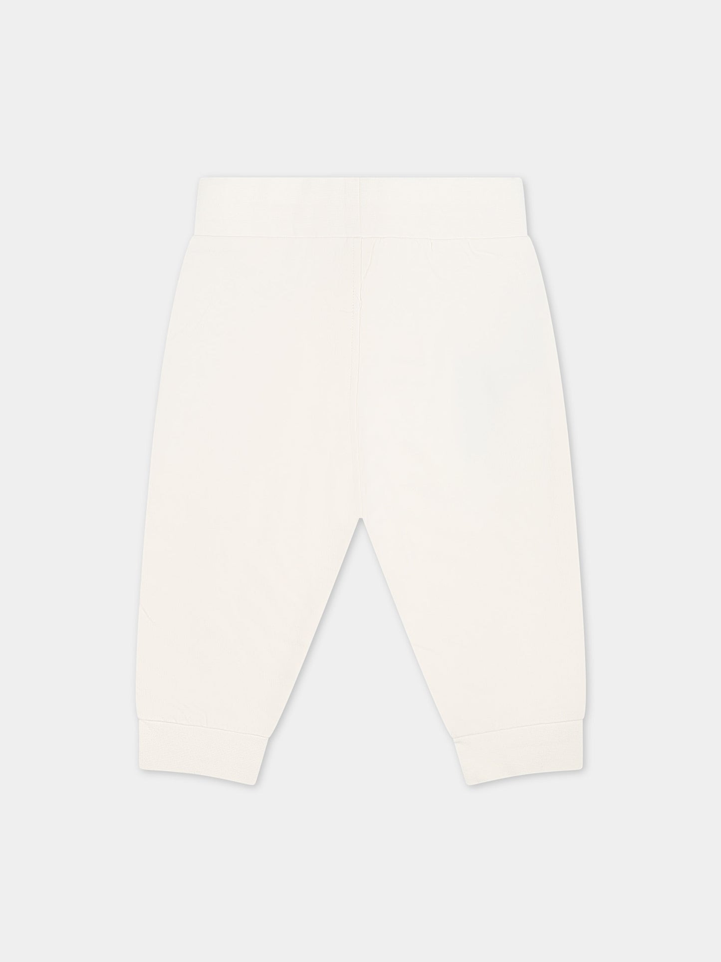 Pantaloni avorio per neonato con logo,Timberland,T60177 127