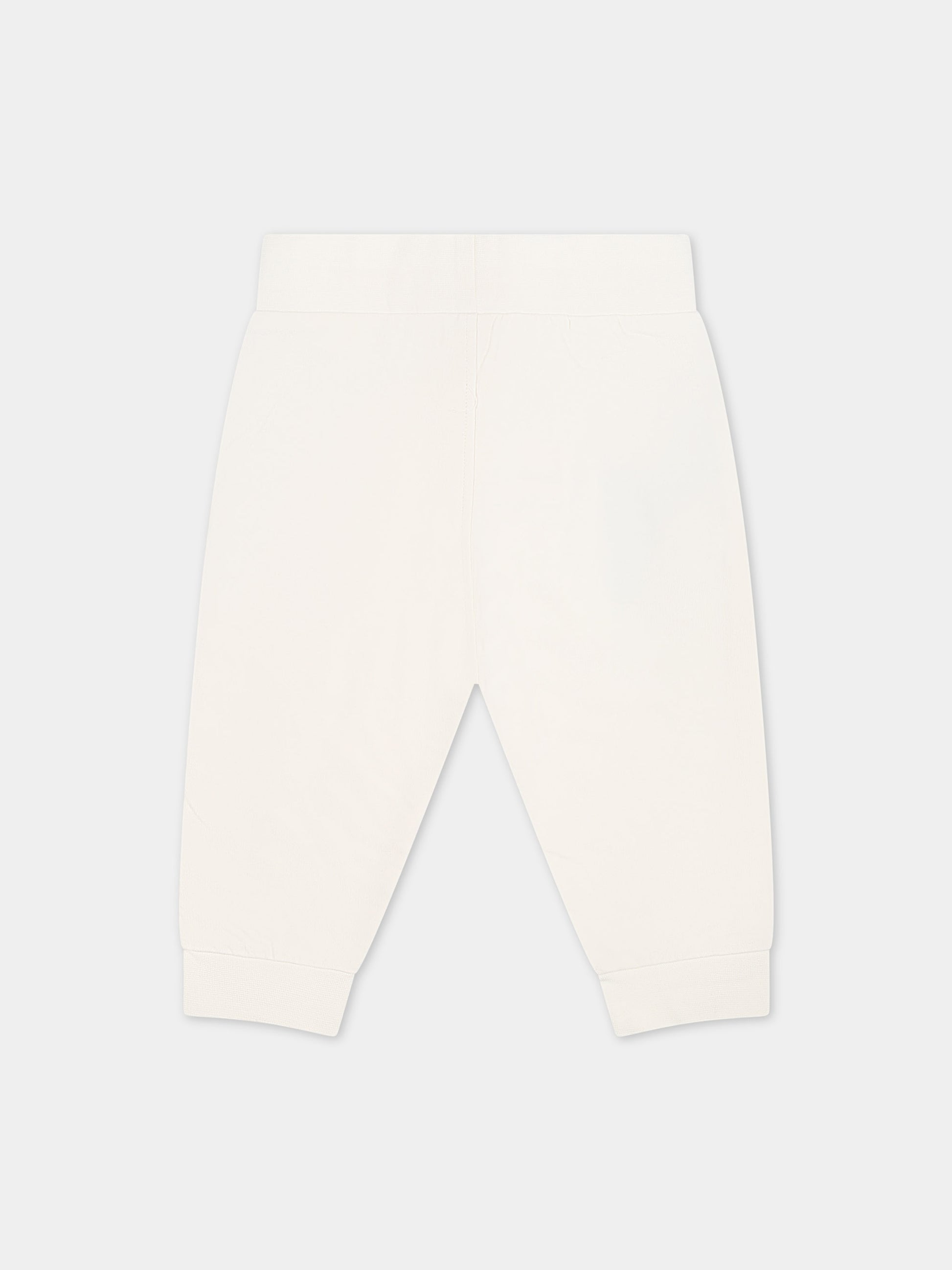 Pantaloni avorio per neonato con logo,Timberland,T60177 127