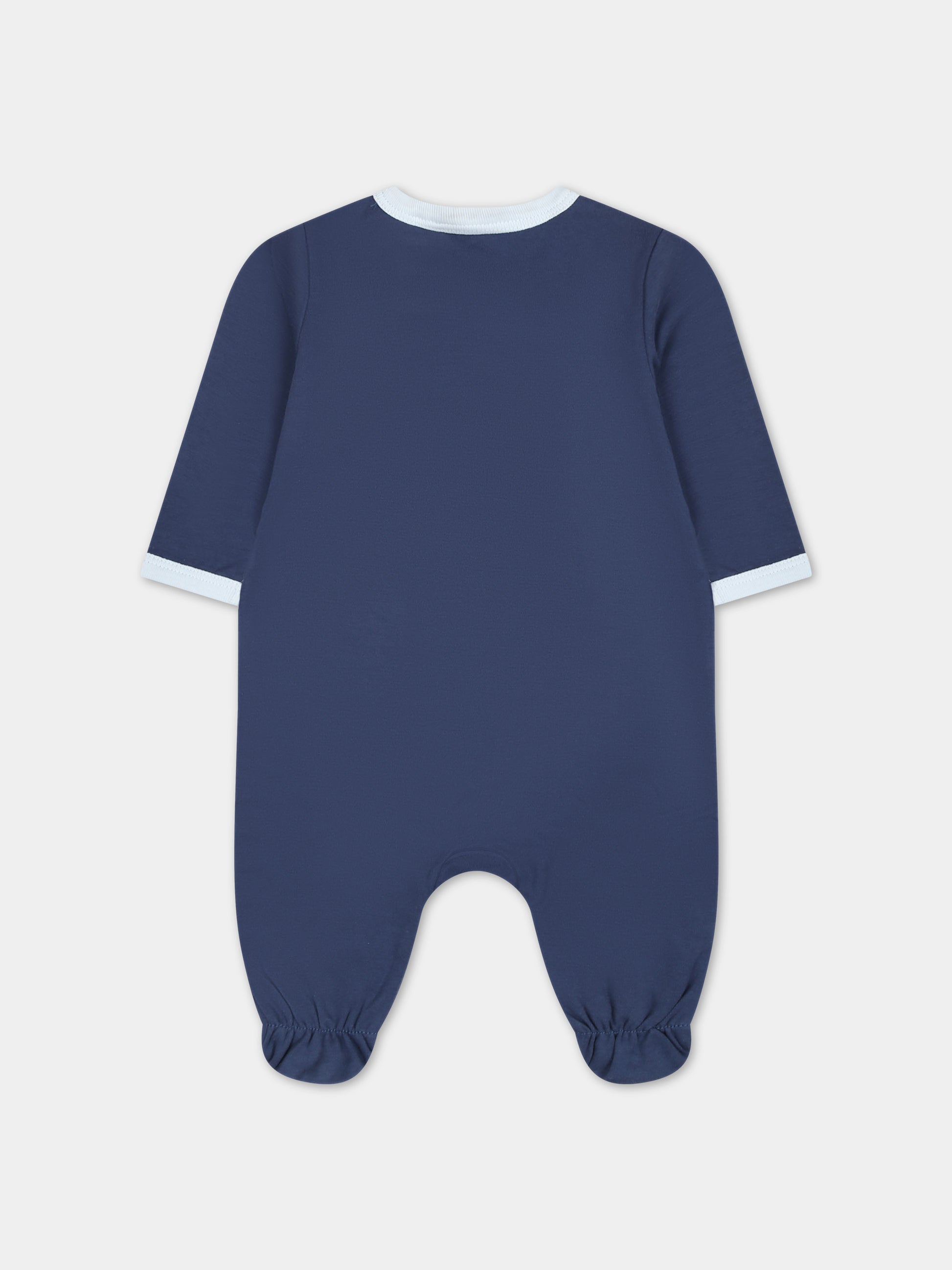 Tutina blu per neonato con logo,Timberland,T60182 82H