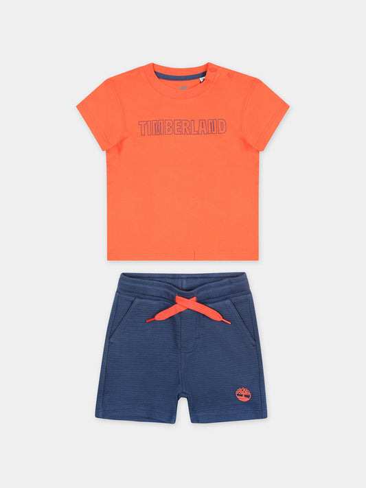 Completo sportivo multicolor per neonato,Timberland,T60149 X78