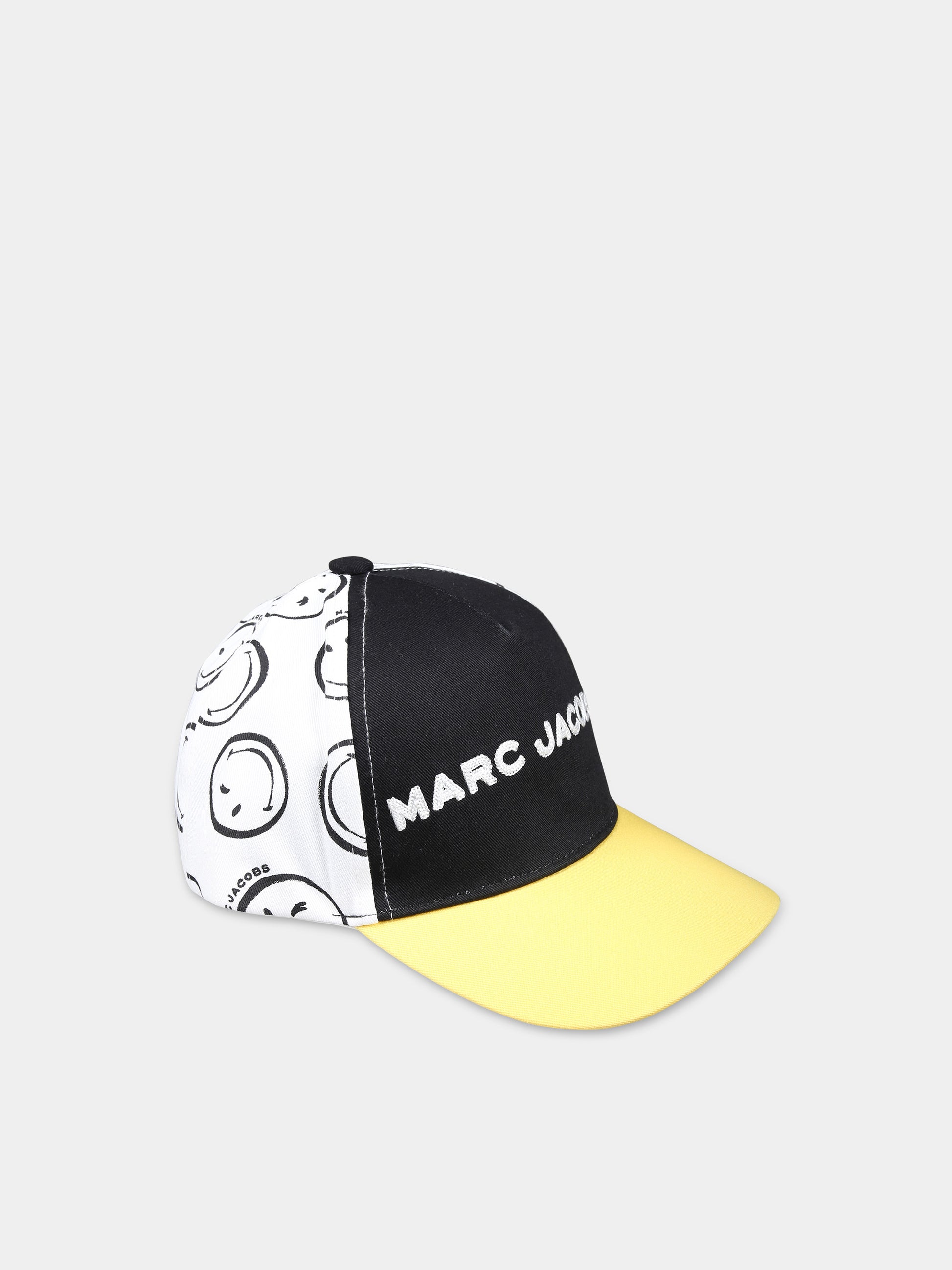 Cappello con visiera multicolor per bambini con smile,Little Marc Jacobs,W60005 09B