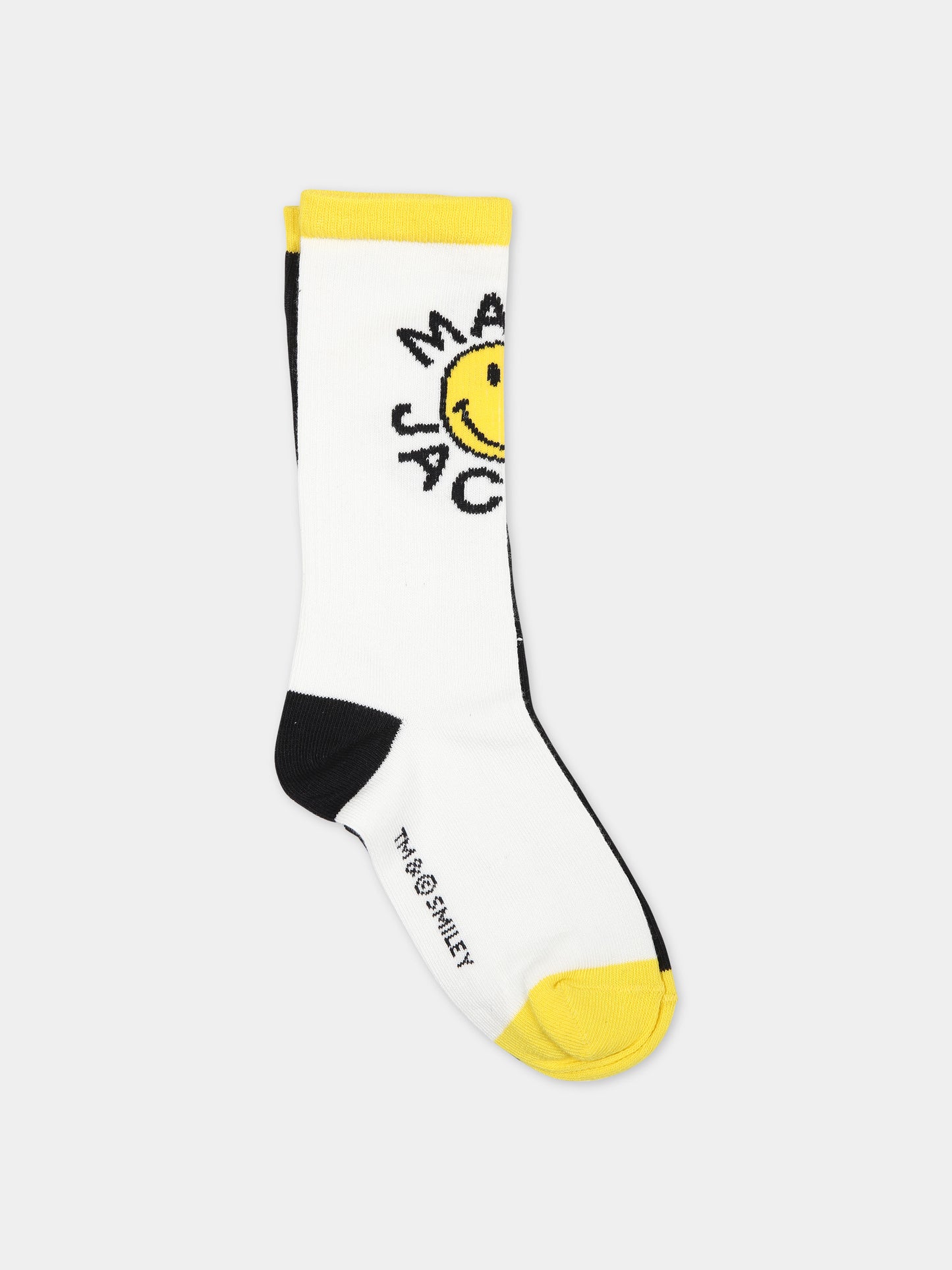 Calze multicolor per bambini con smile,Little Marc Jacobs,W60065 09B
