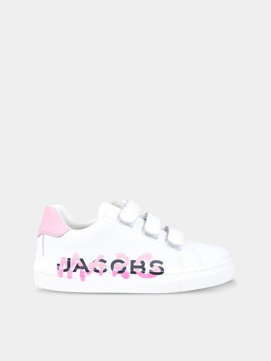 Sneakers per bambina con logo,Little Marc Jacobs,W60054 10P