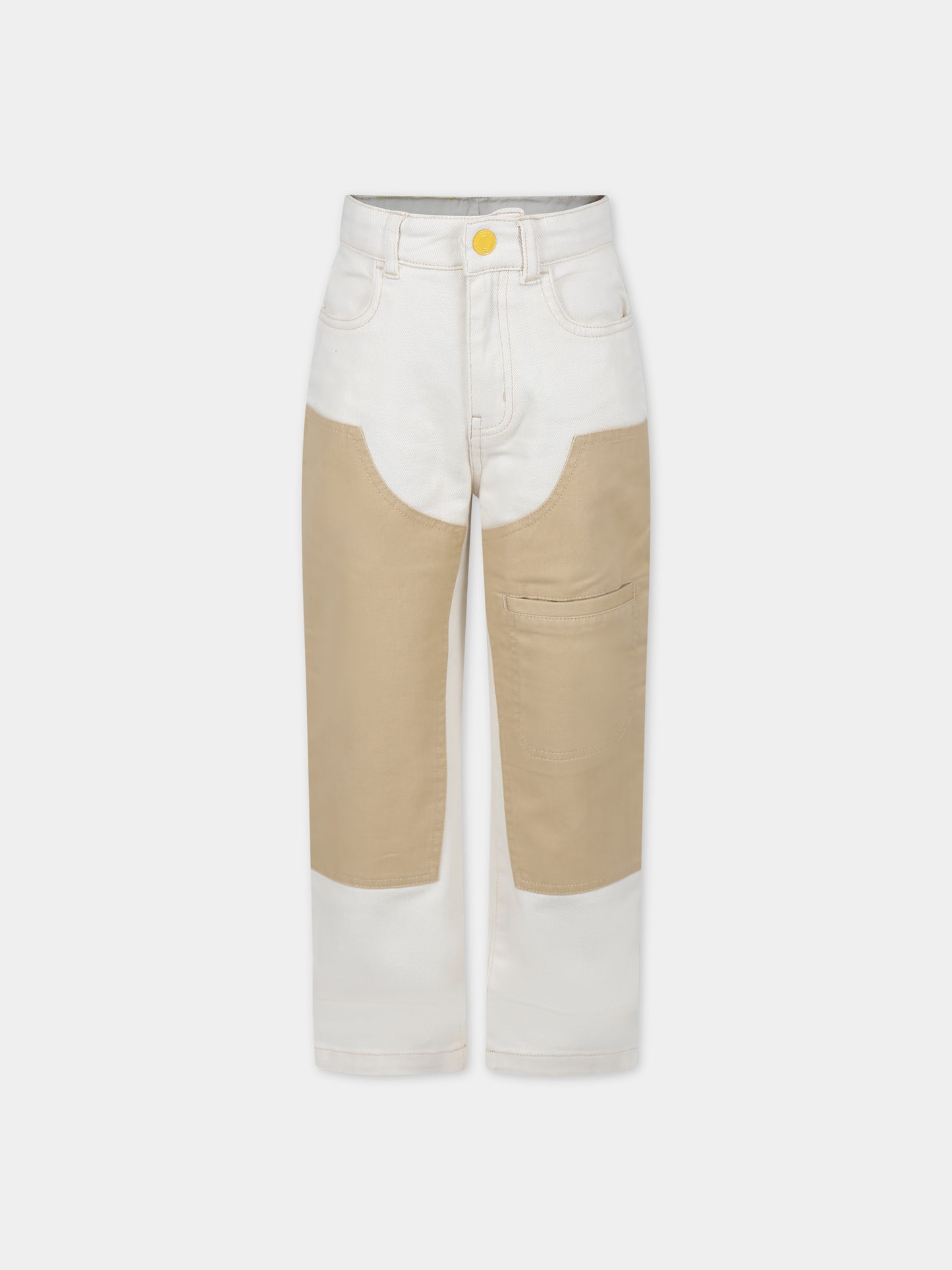 Pantaloni casual avorio per bambino,Little Marc Jacobs,W60012 148