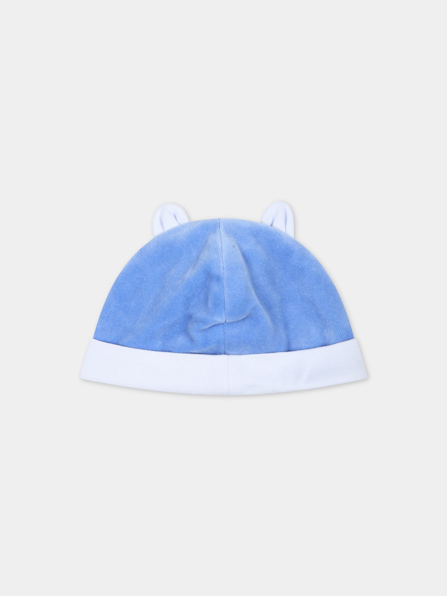 Set azzurro per neonato con logo,Kenzo Kids,K60076 81G