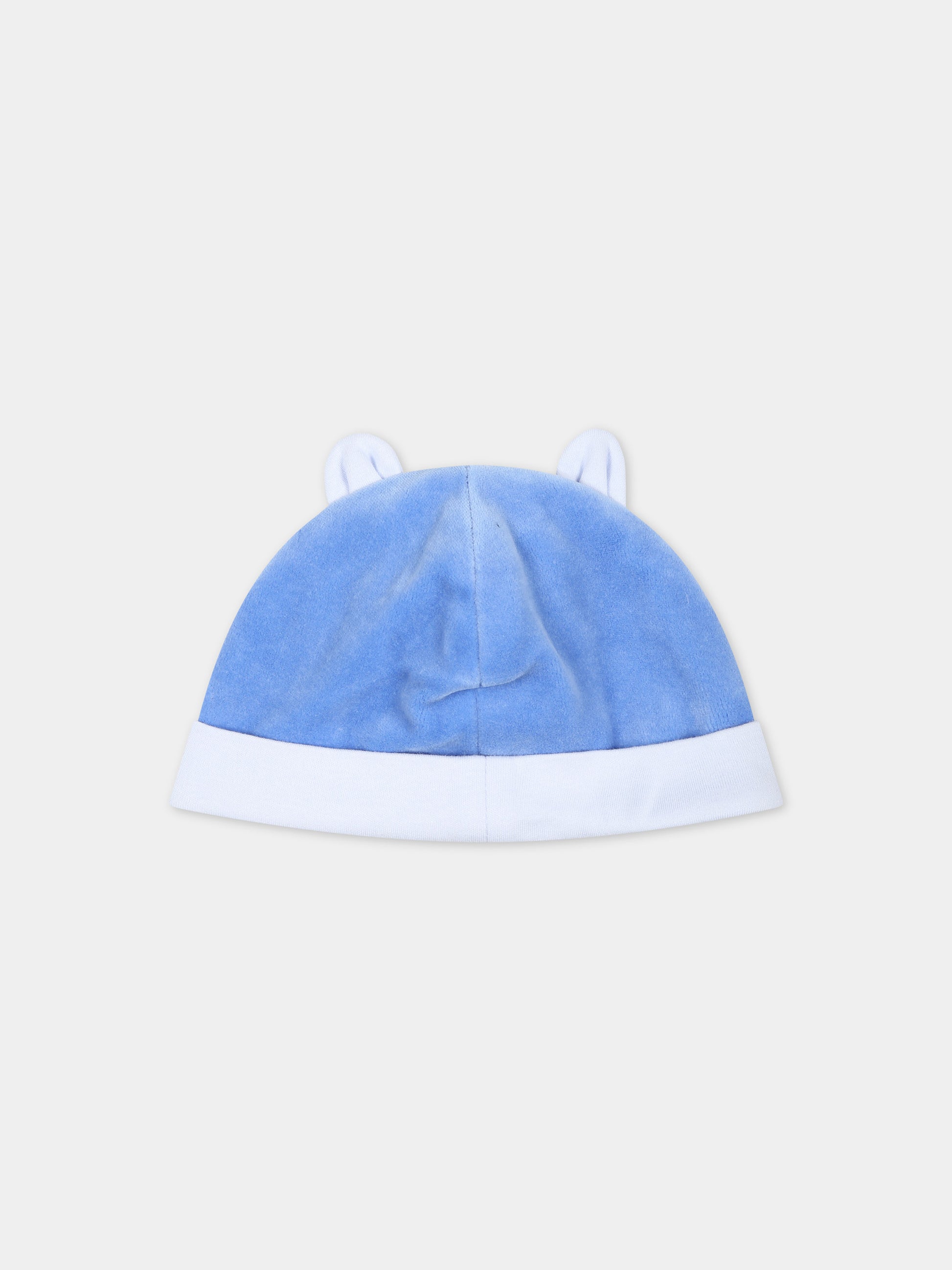 Set azzurro per neonato con logo,Kenzo Kids,K60076 81G