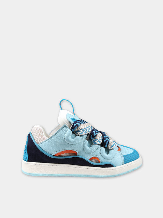 Sneakers azzurre per bambino,Lanvin Petite,N30052 73B