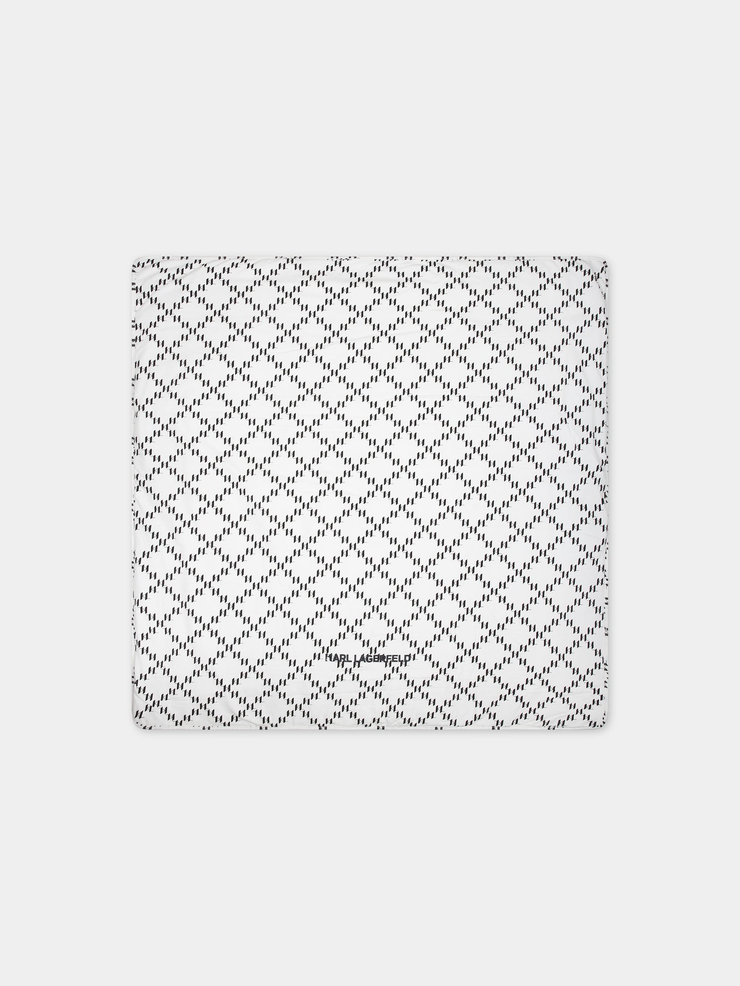 Coperta bianca per neonati con logo,Karl Lagerfeld Kids,Z30179 N70