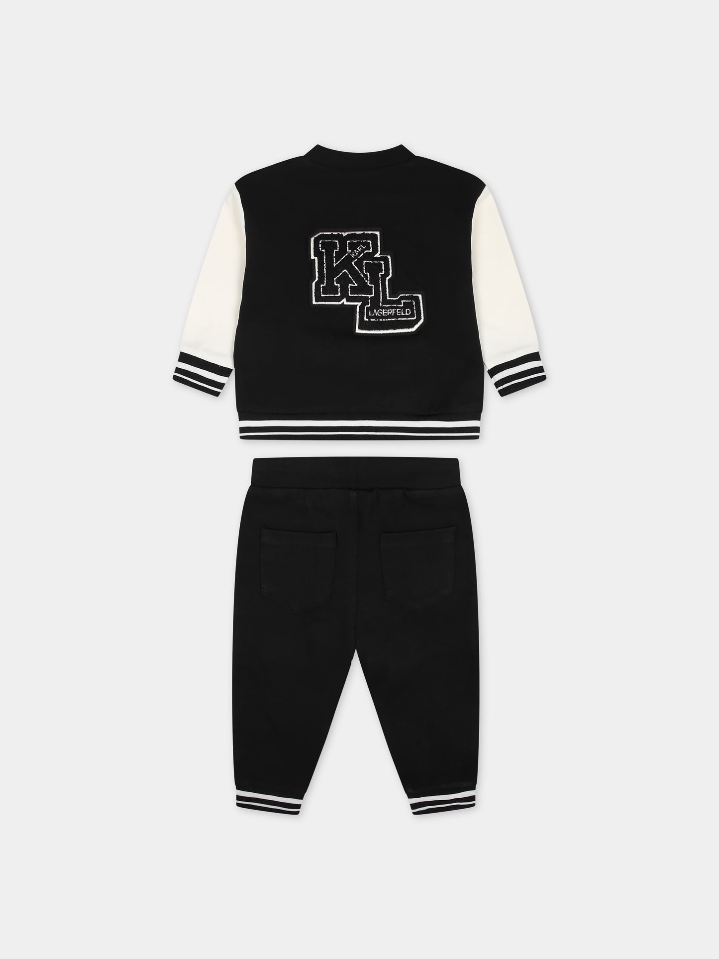Completo multicolor per neonato con logo,Karl Lagerfeld Kids,Z30137 N70