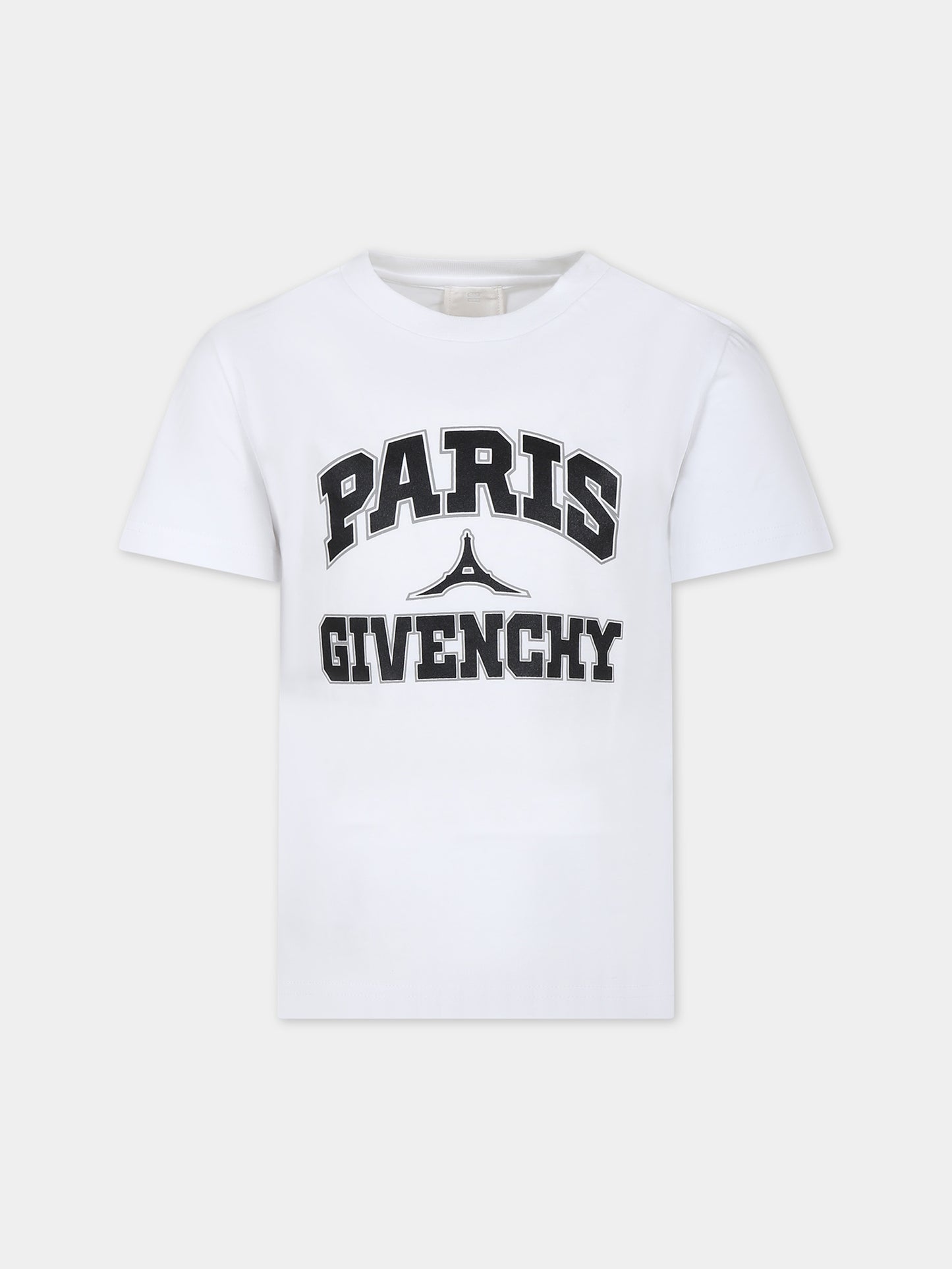 T-shirt bianca per bambino con logo,Givenchy Kids,H30161 10P