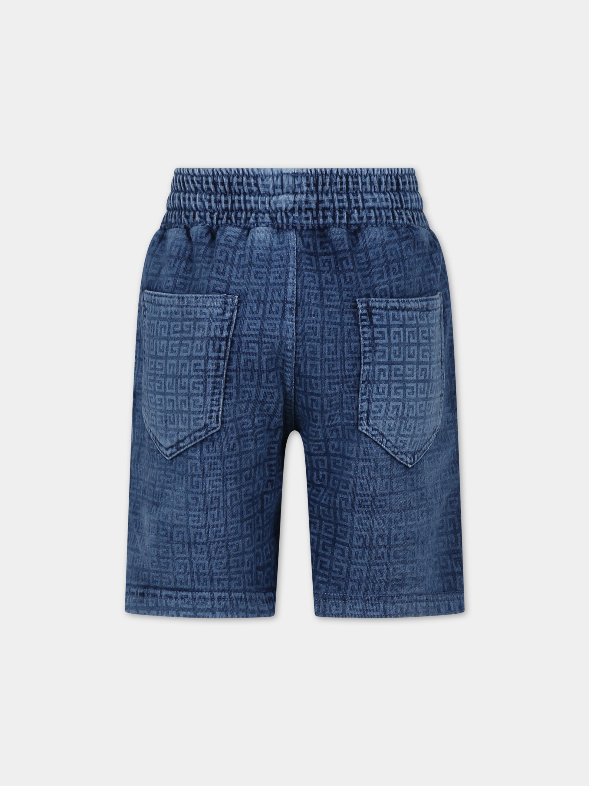 Shorts sportivo blu per bambino,Givenchy Kids,H30133 Z01