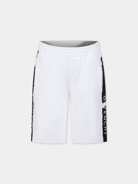 Shorts casual bianco per bambino,Givenchy Kids,H30135 10P