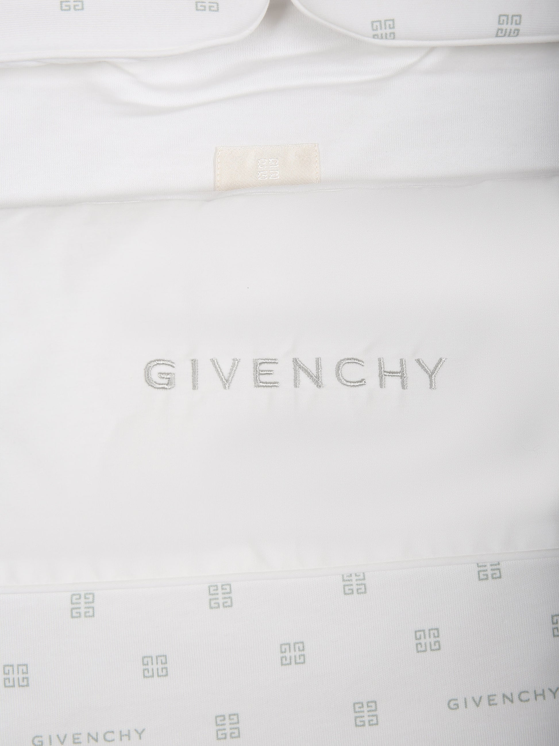 Sacco nanna bianco per neonati con logo,Givenchy Kids,H30249 10P