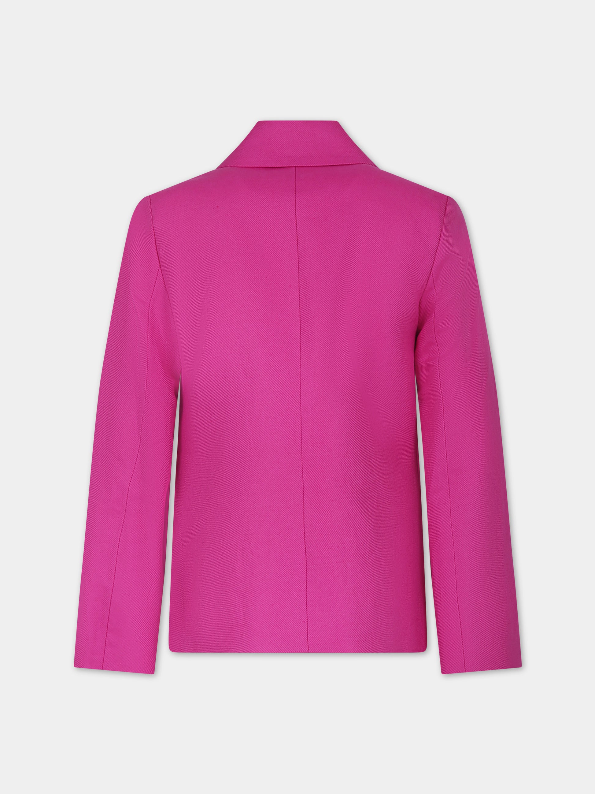 Giacca fucsia elegante per bambina,Chloé Kids,C20118 49L