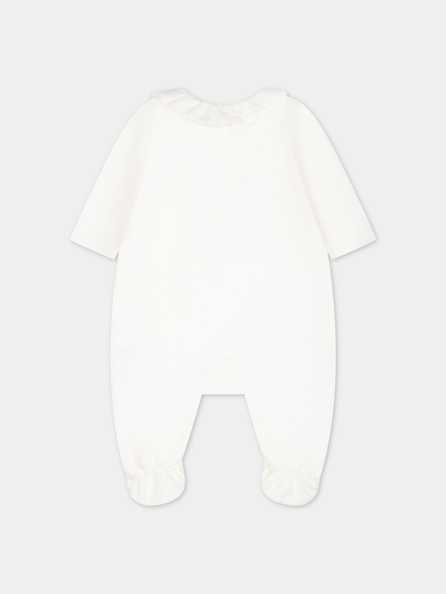 Set tutina bianca per neonata,Chloé Kids,C20156 117