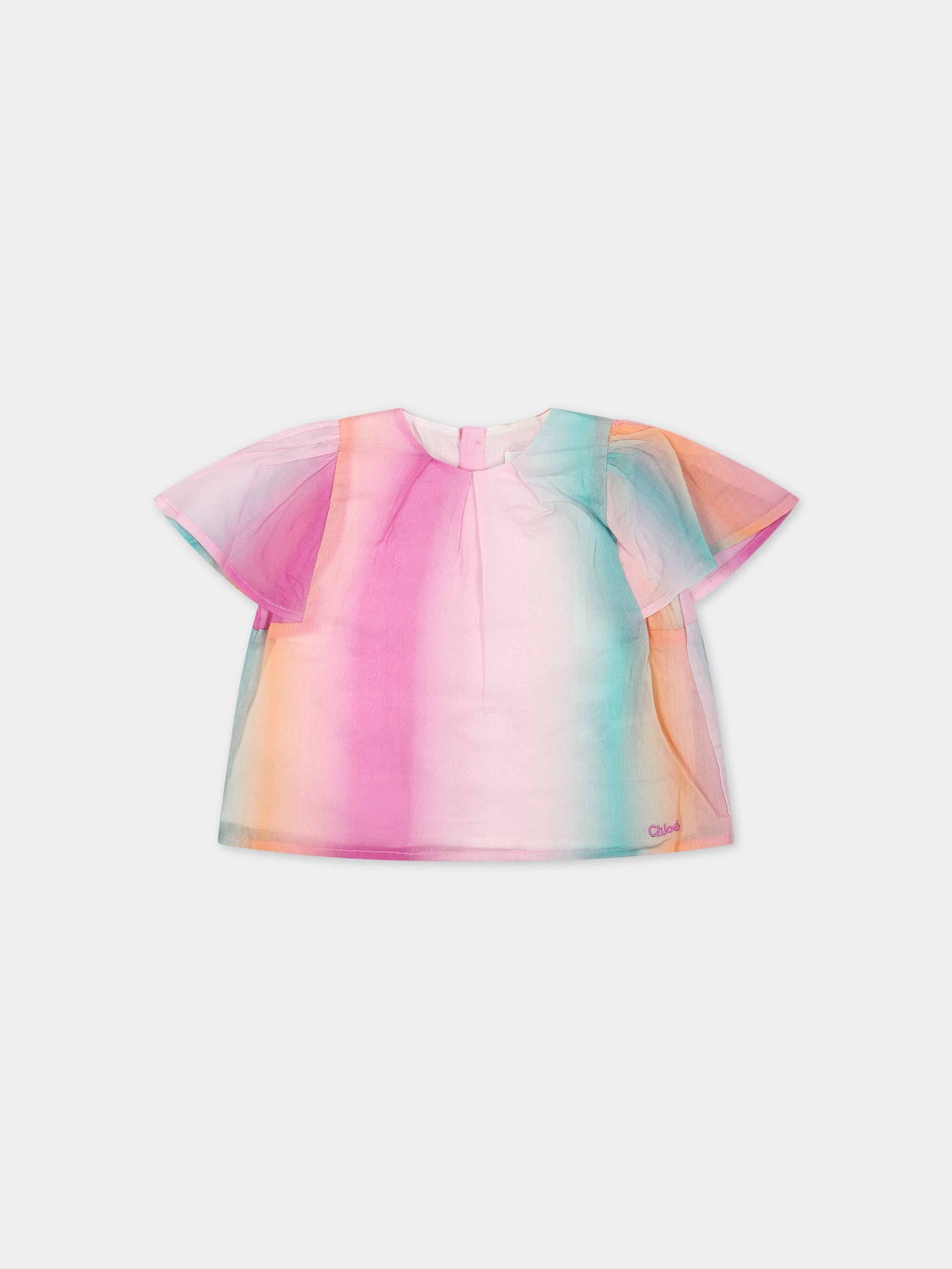 Top multicolor per neonata,Chloé Kids,C20023 Z41