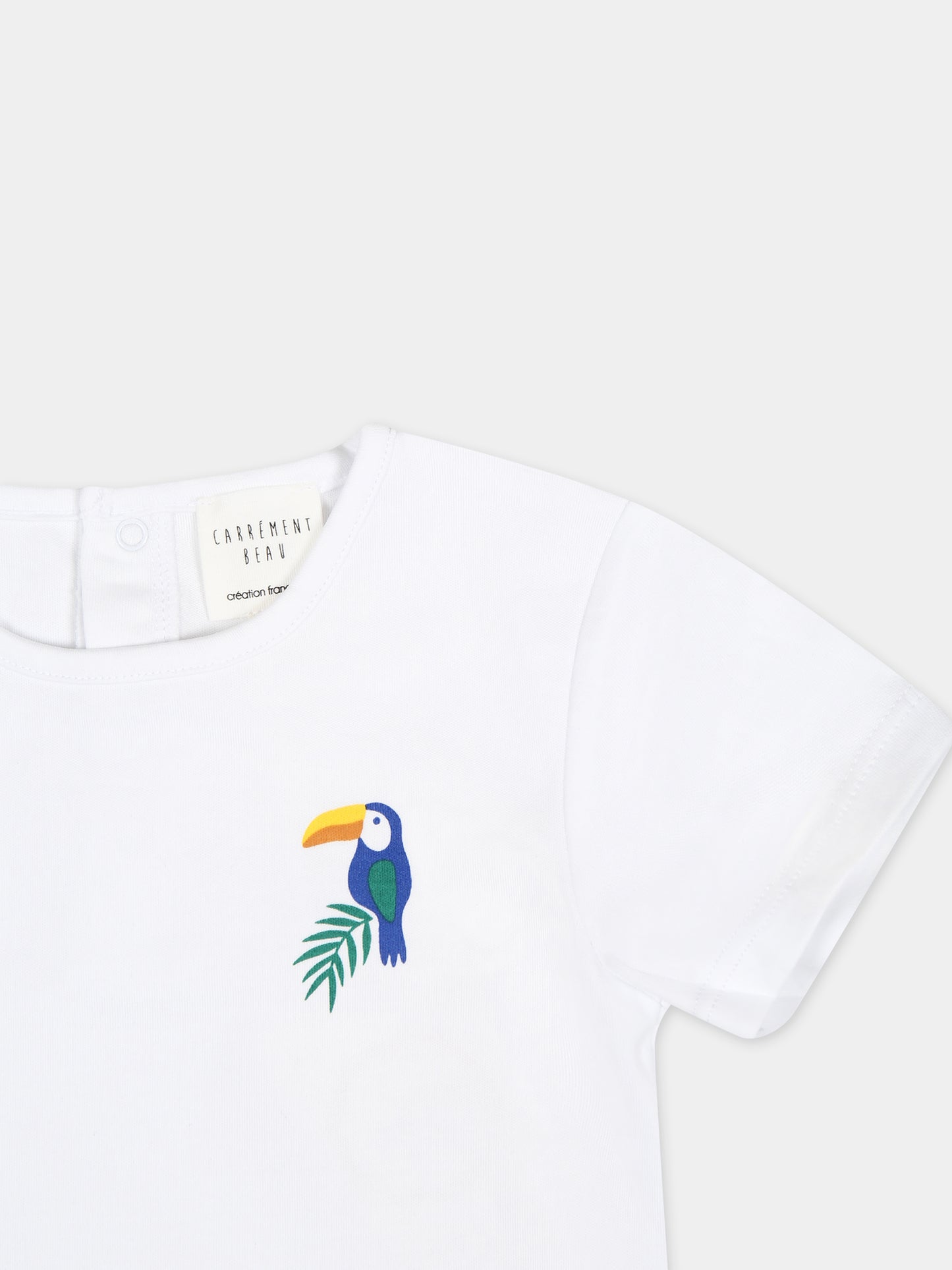 Completo multicolor per neonato con fantasia safari,Carrement Beau,Y30134 N01