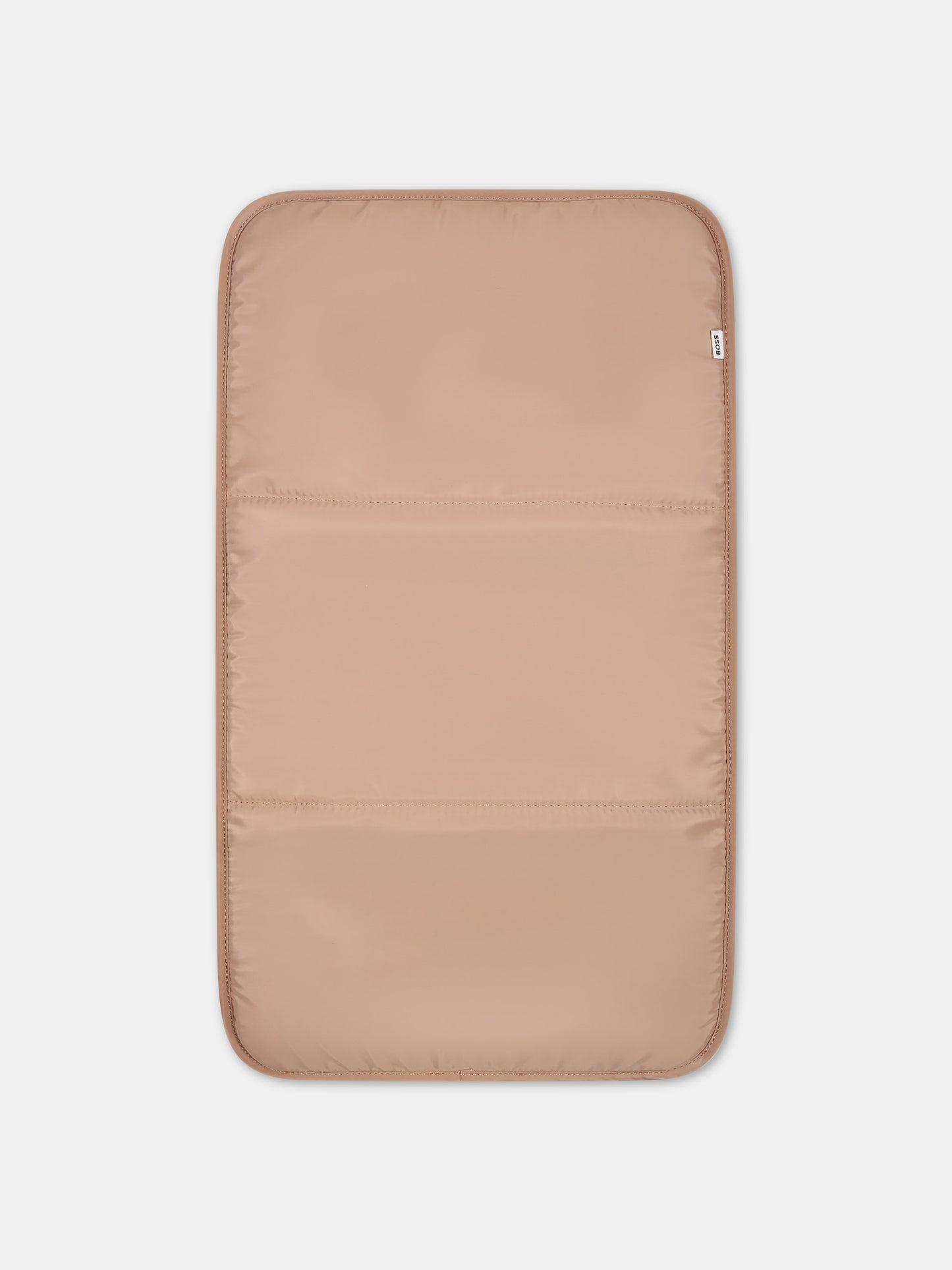 Borsa mamma beige per neonato con logo,Boss,J50938 269