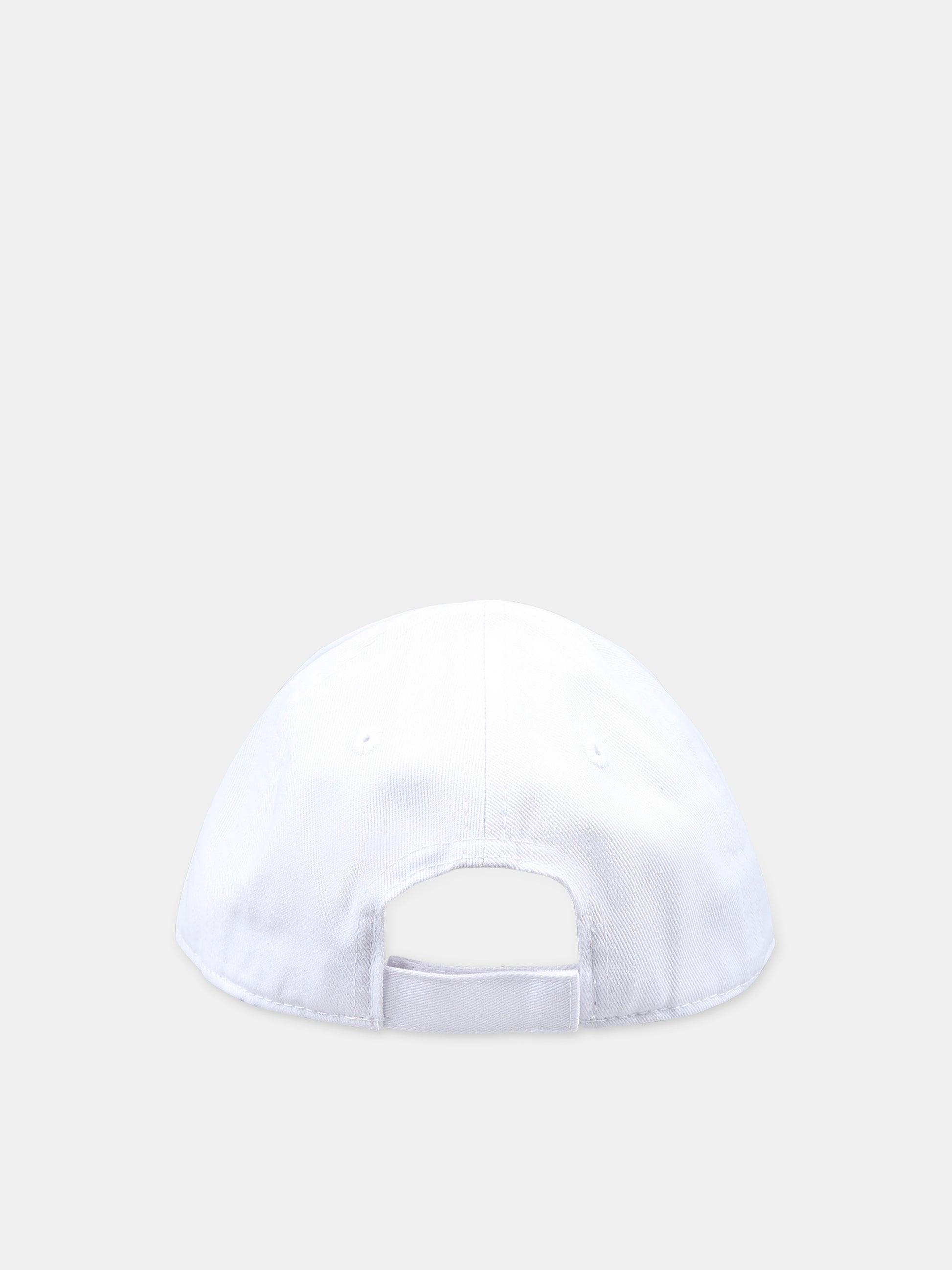 Cappello con visiera bianco per neonato con logo,Boss,J50977 10P