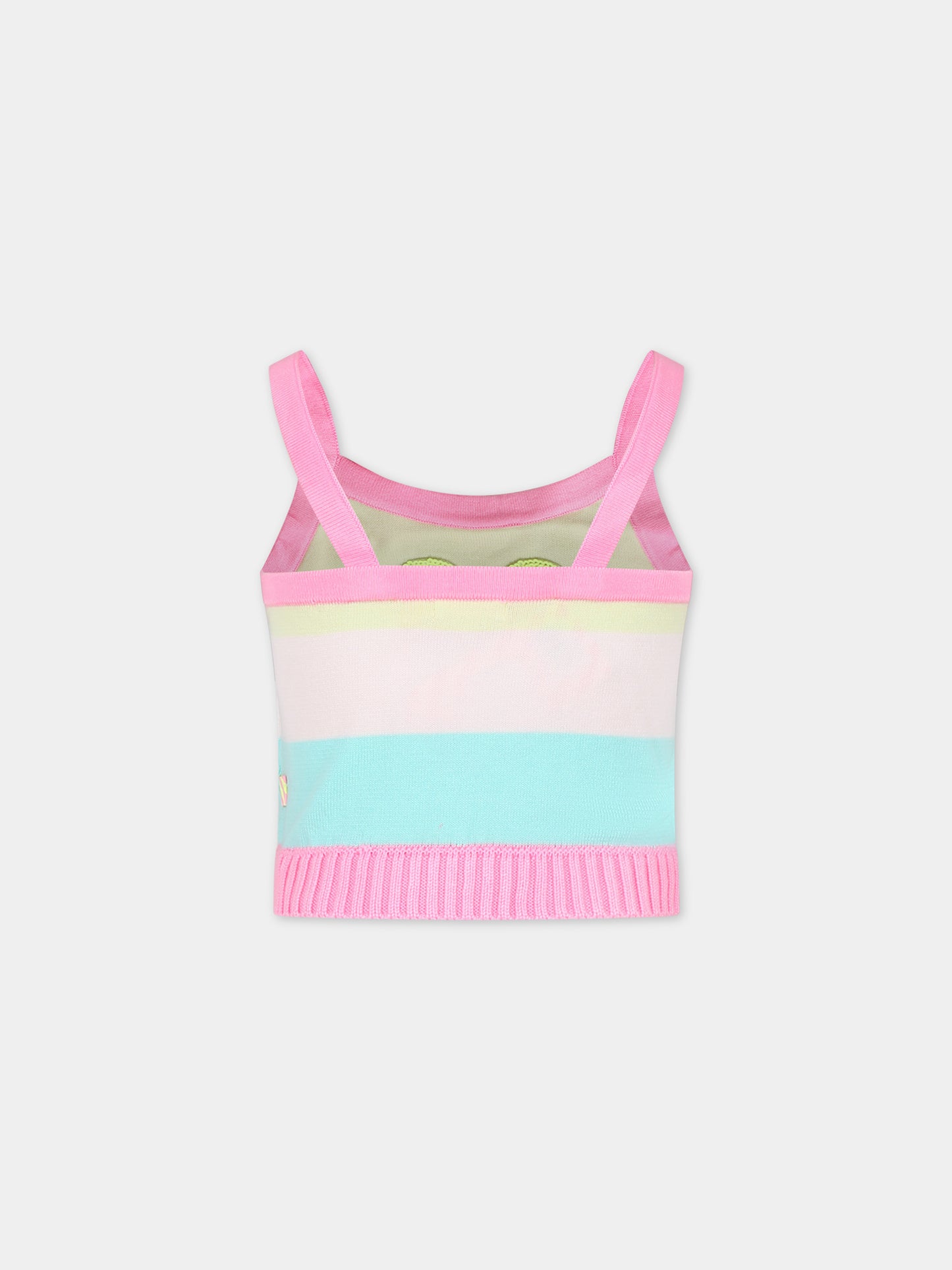 Top rosa per bambina con cuore,Billieblush,U20007 462