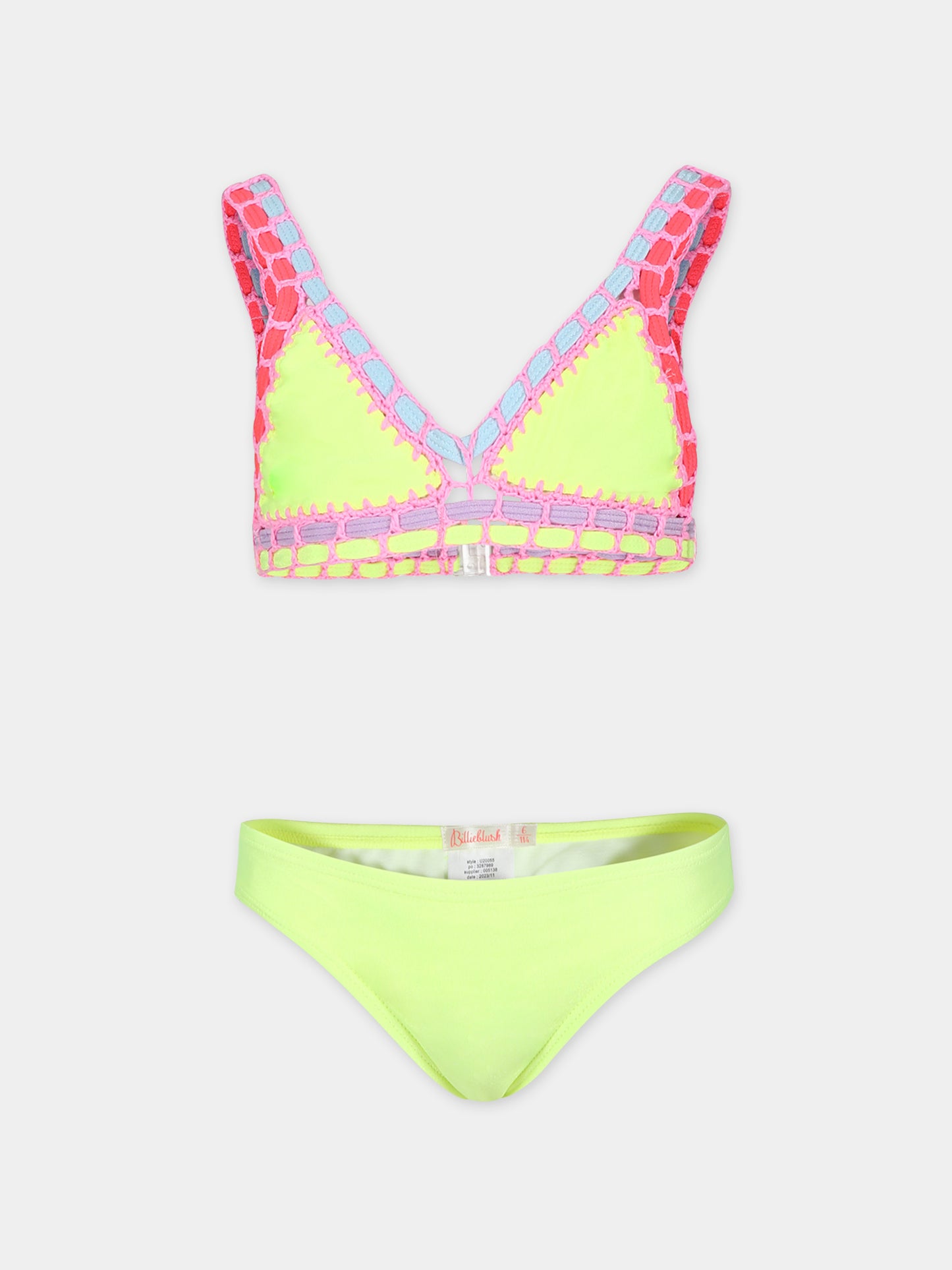 Bikini giallo per bambina,Billieblush,U20055 599