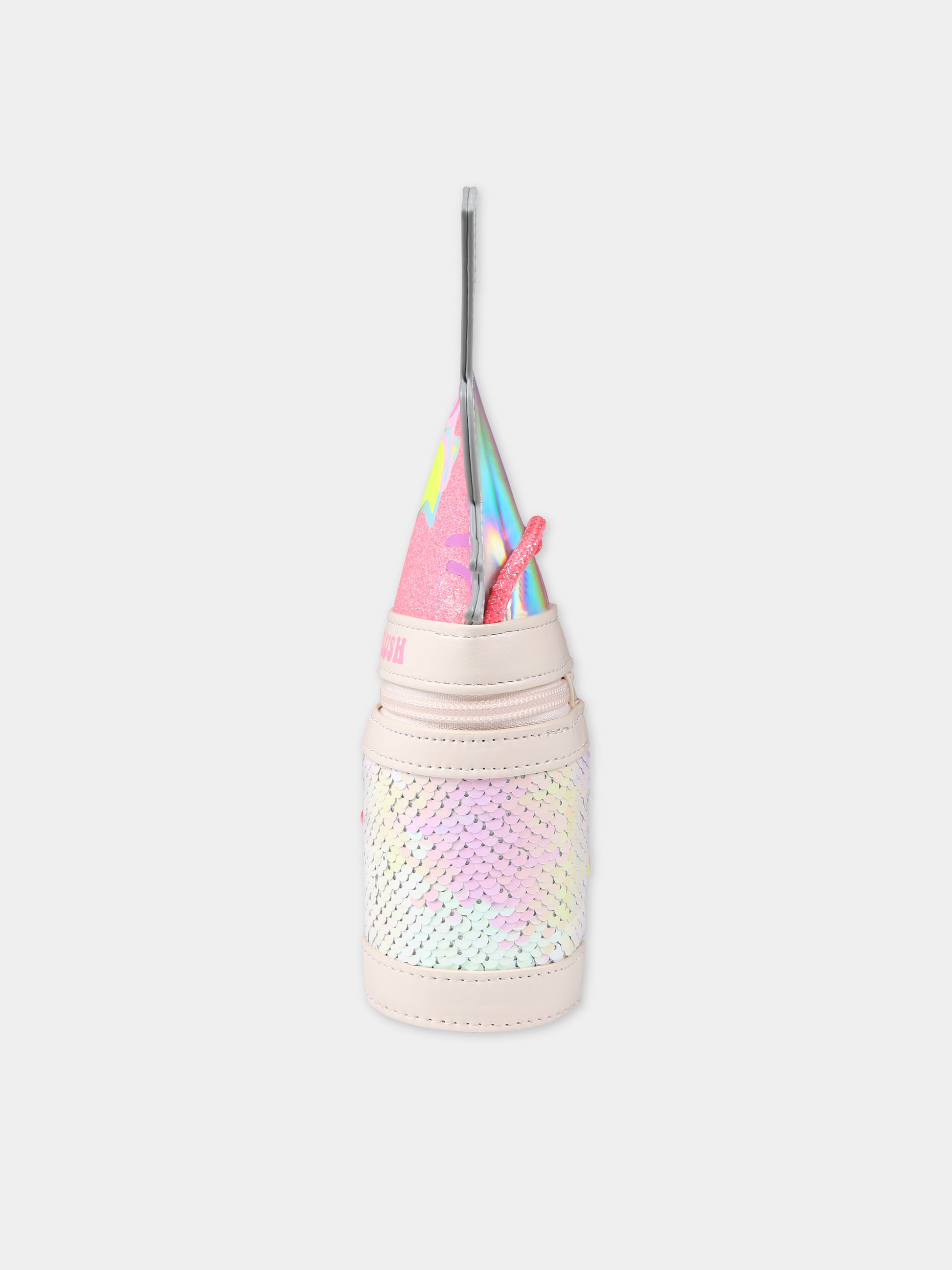 Borsa casual multicolor per bambina a forma di milkshake,Billieblush,U20324 45S