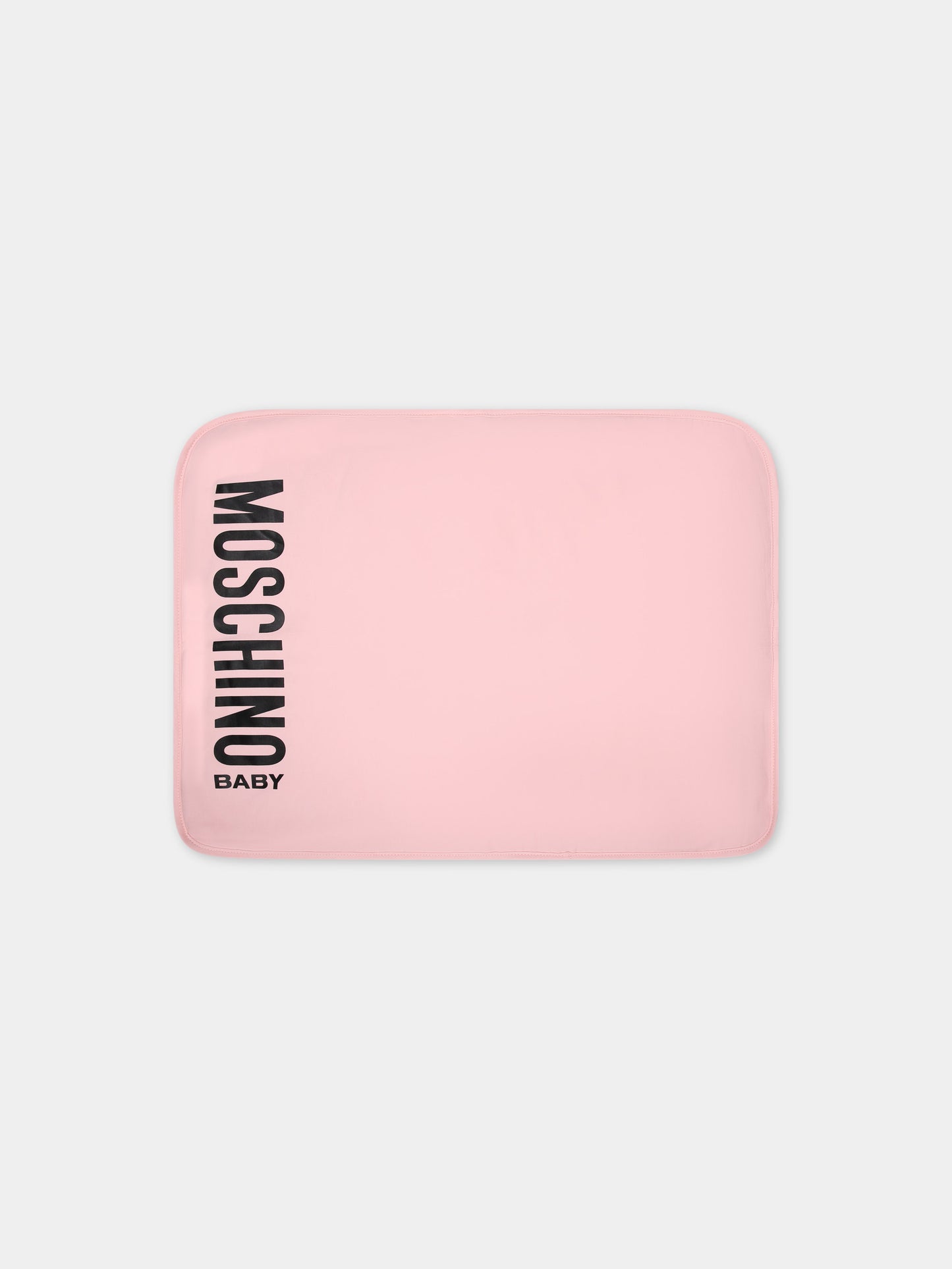 Borsa mamma rosa per neonata con Teddy bear e logo,Moschino Kids,MUX04K L3A89 50209