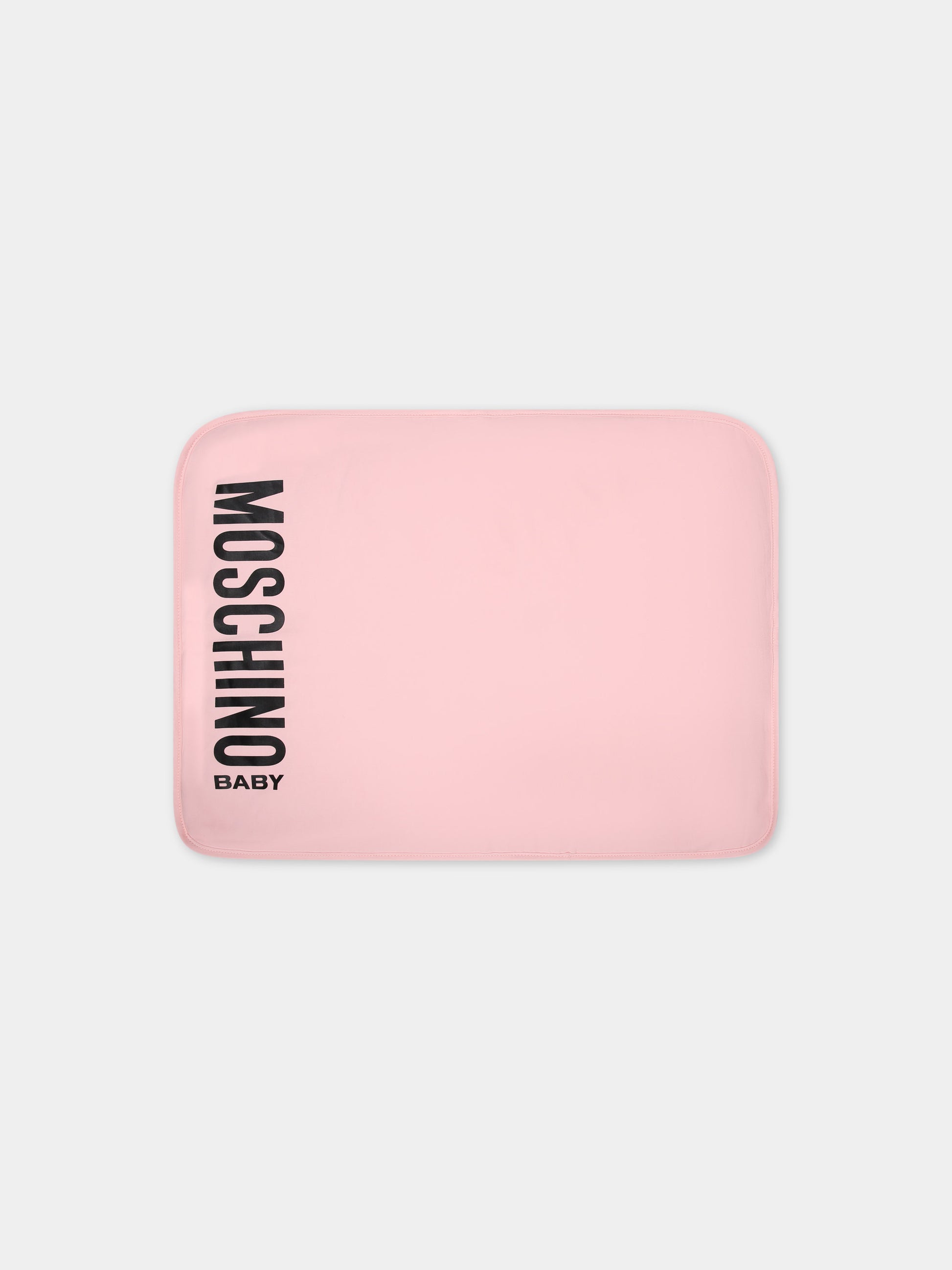 Borsa mamma rosa per neonata con Teddy bear e logo,Moschino Kids,MUX04K L3A89 50209