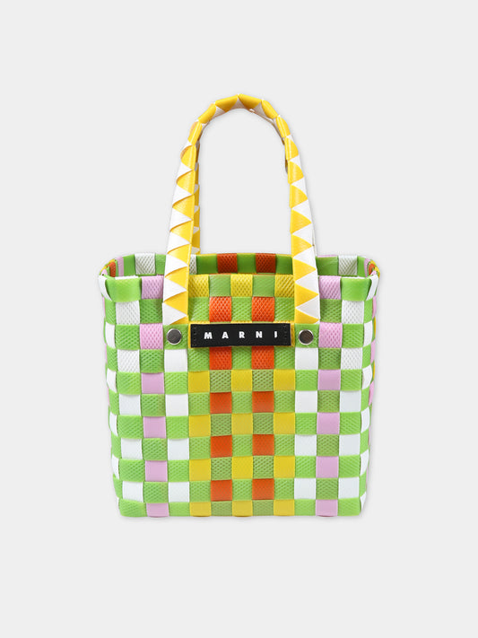 Borsa muticolor per bambina con logo,Marni Kids,M00178 M00IW MW55F 0M536