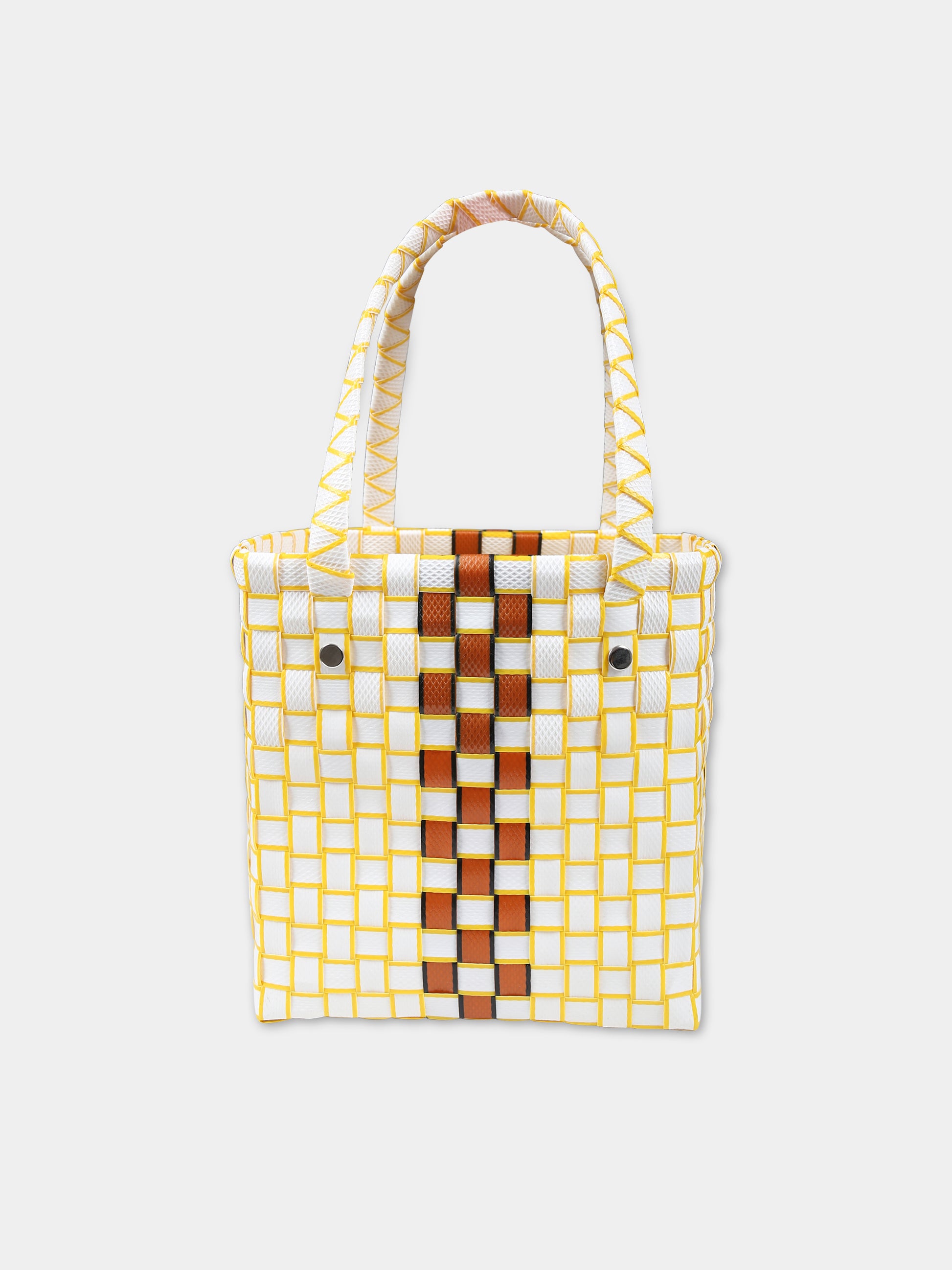 Borsa bianca per bambina con logo,Marni Kids,M00638 M00IW MW73F 0M100