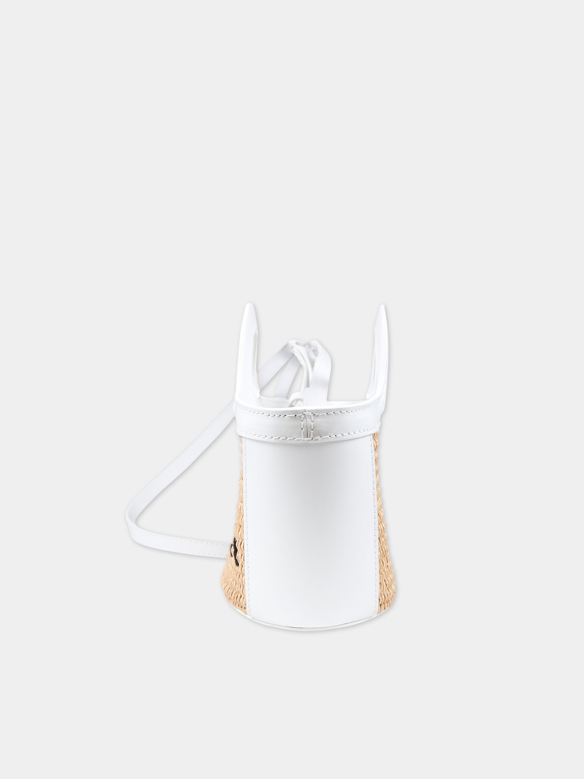 Borsa beige per bambina con logo,Marni Kids,M01161 P3860 Z0T01