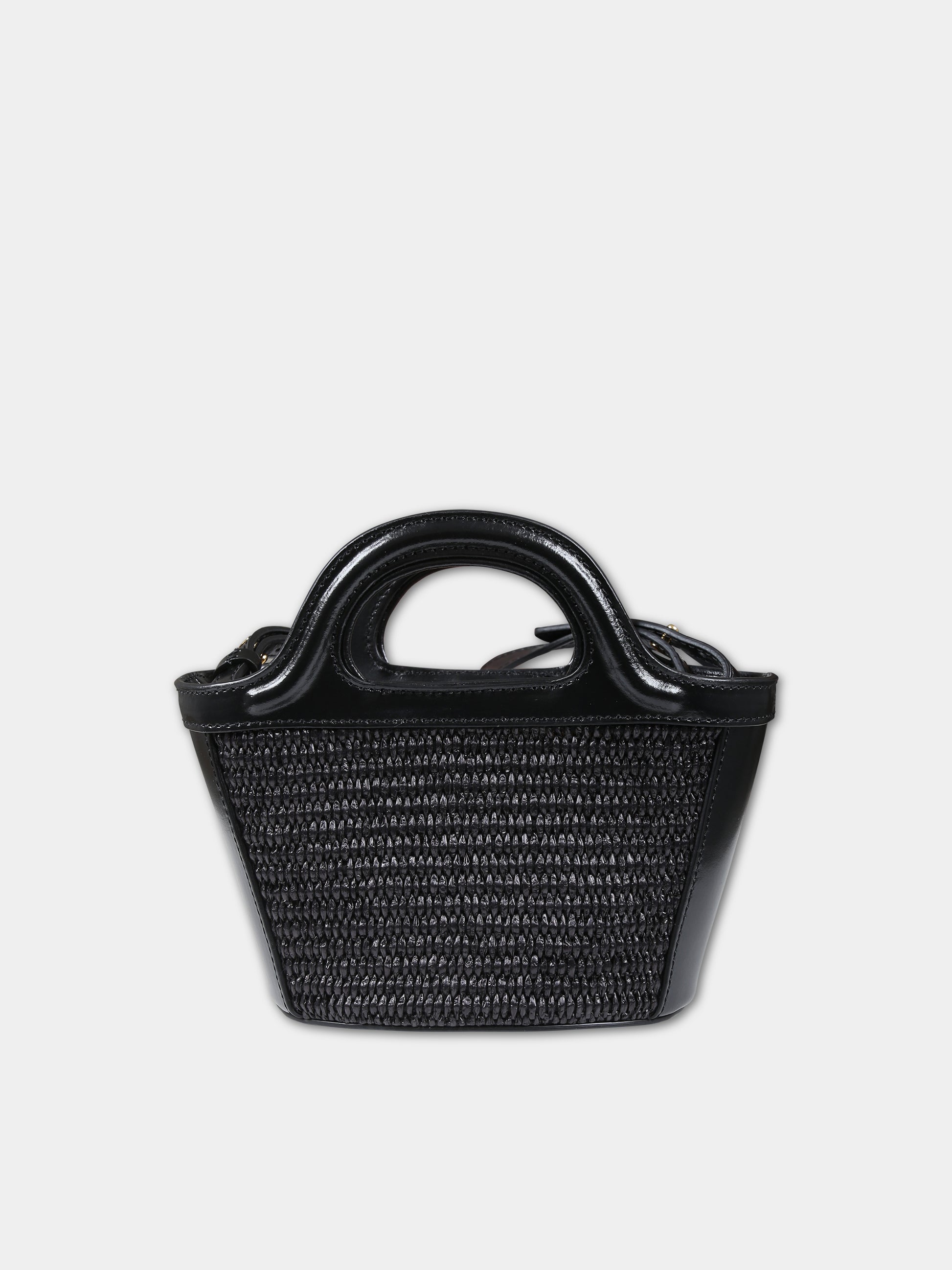 Borsa nera per bambina con logo,Marni Kids,M01161 P3860 00N99