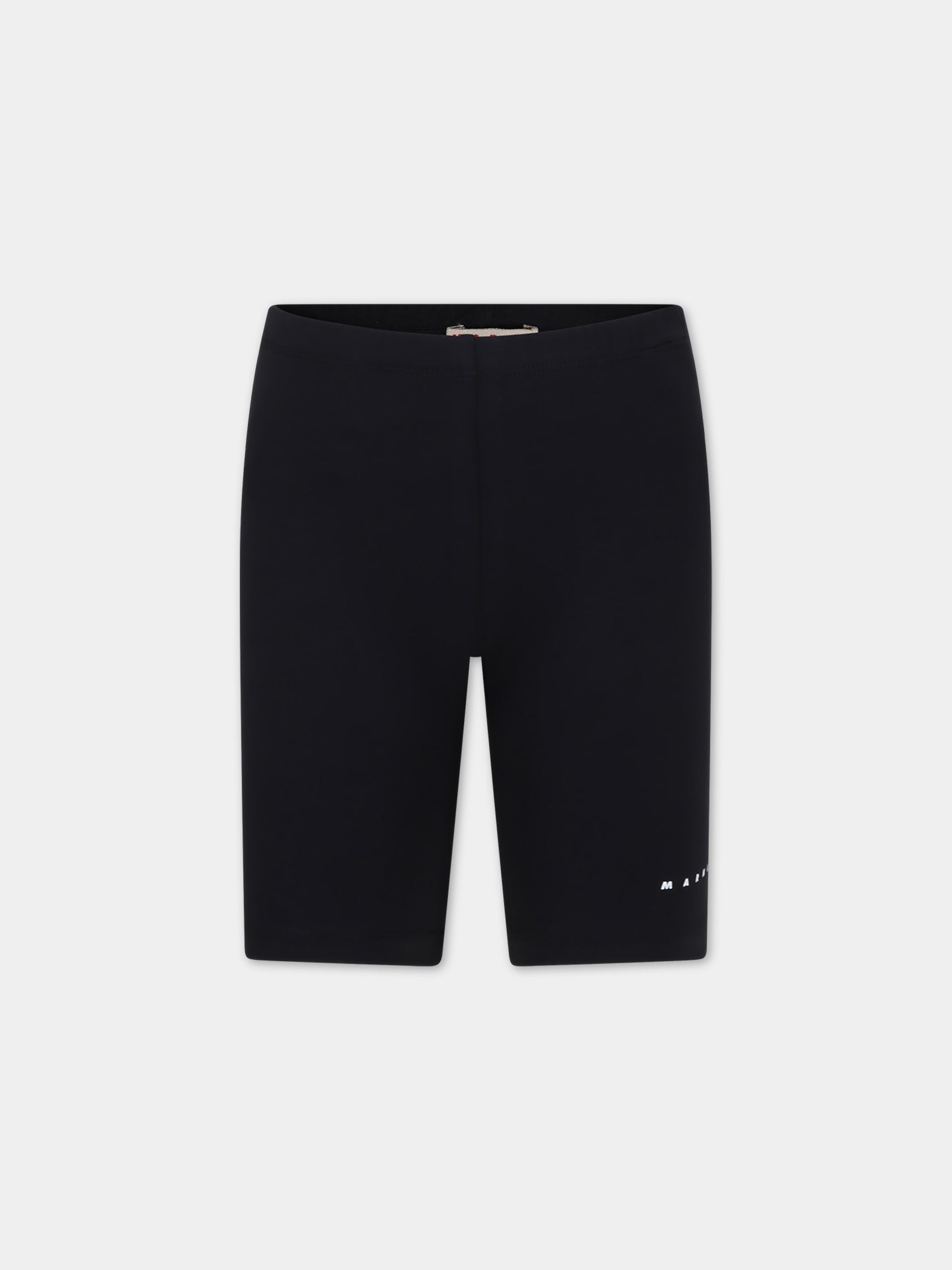 Shorts sportivi neri per bambina,Marni Kids,M01030 M00LE MP137F 0M900