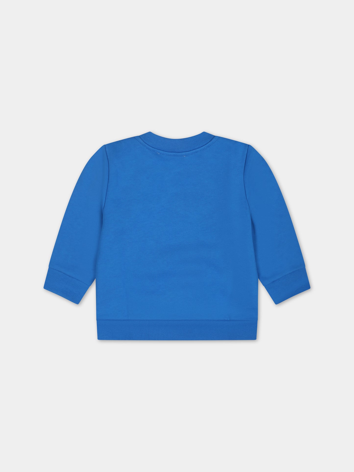 Felpa azzurra per neonato con logo,Marni Kids,M01137 M00NF MS44B 0M846