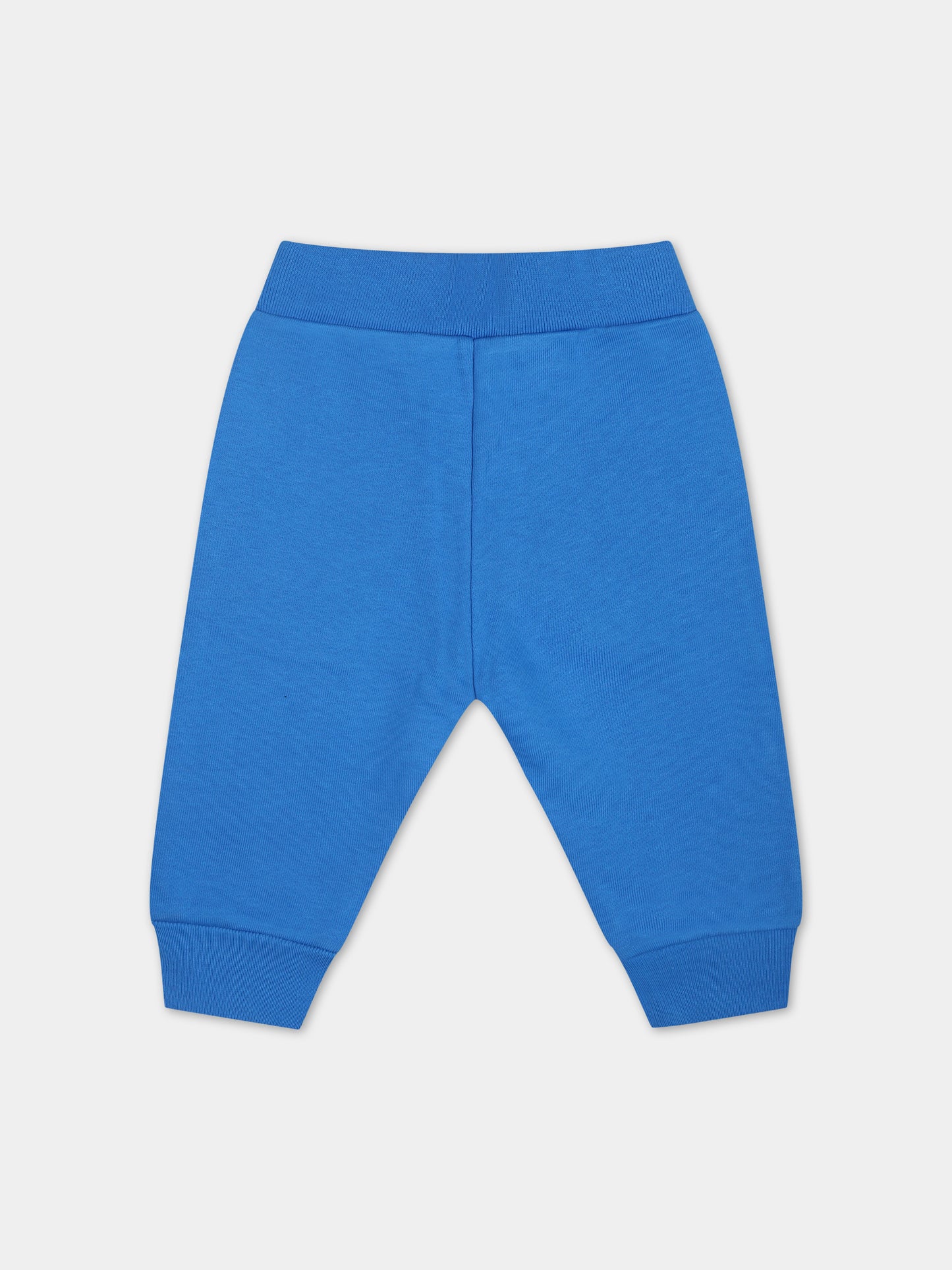 Pantaloni azzurri per neonato con logo,Marni Kids,M01135 M00NF MP57B 0M846