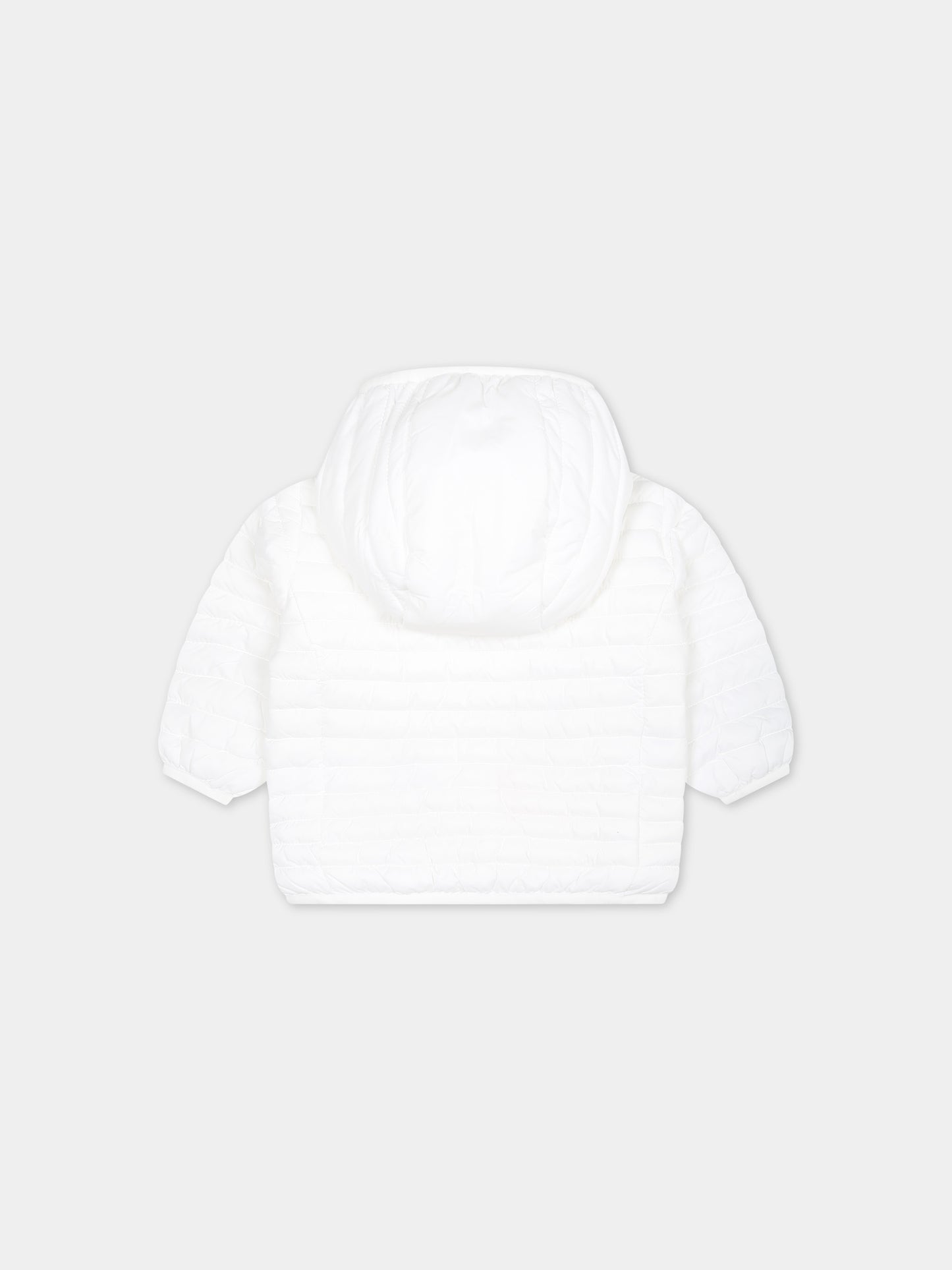 Piumino Nene bianco per neonato con logo,Save The Duck Kids,I30003X GIGA18 00000