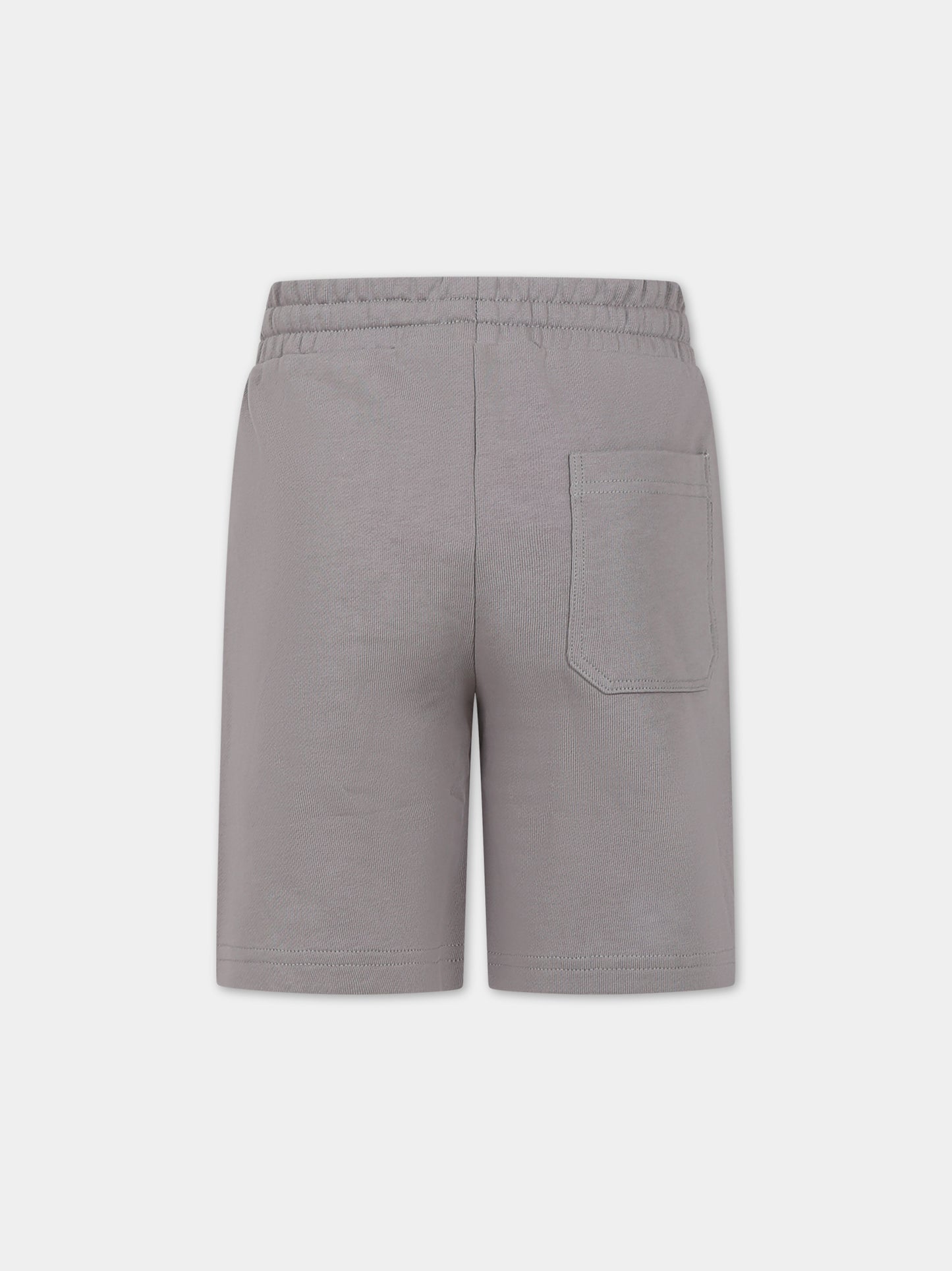 Shorts grigi per bambino con squali,Stella Mccartney Kids,TU6P59 Z0499 909