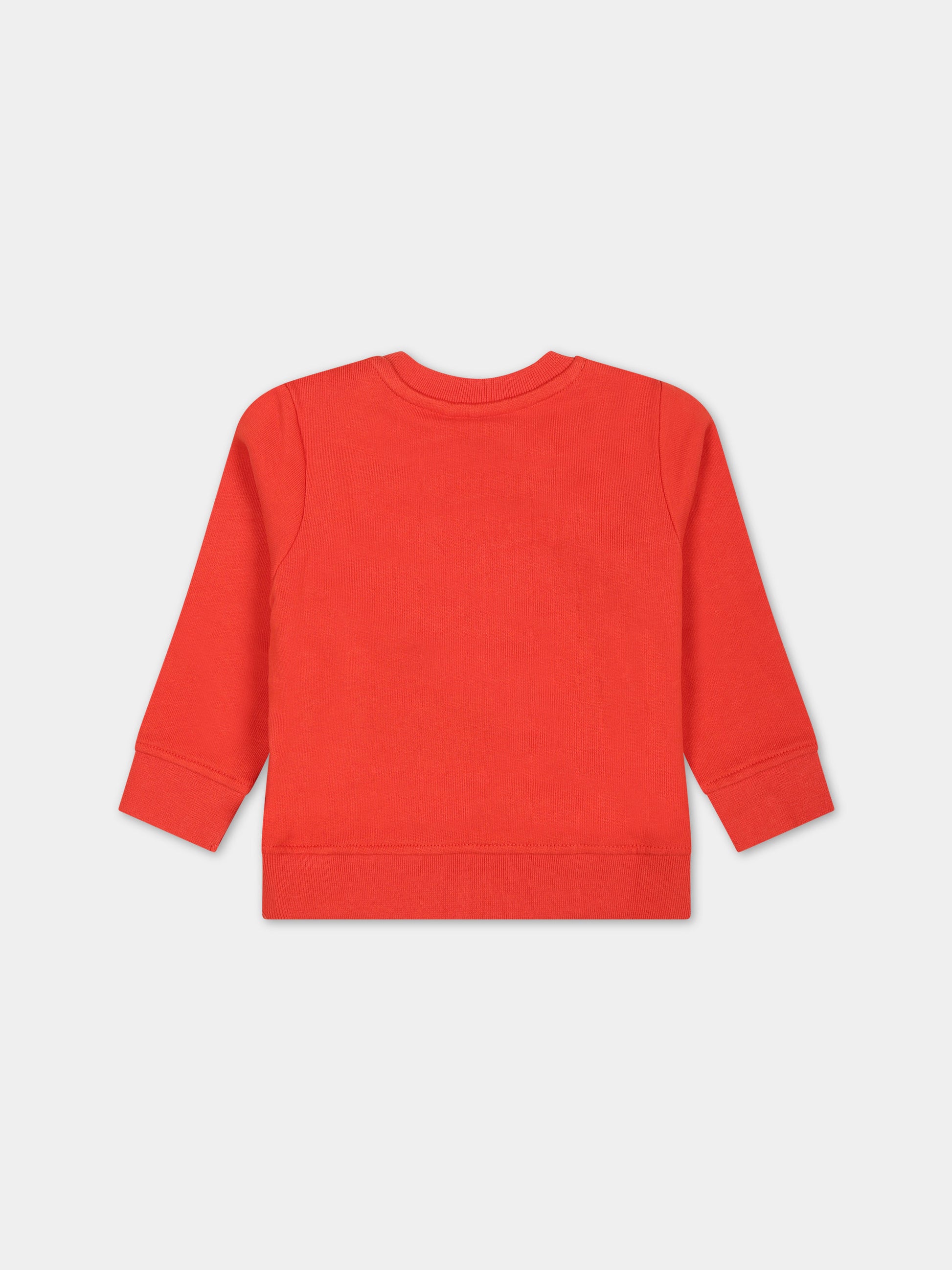 Felpa rossa per neonato con sole,Stella Mccartney Kids,TU4560 Z0499 421