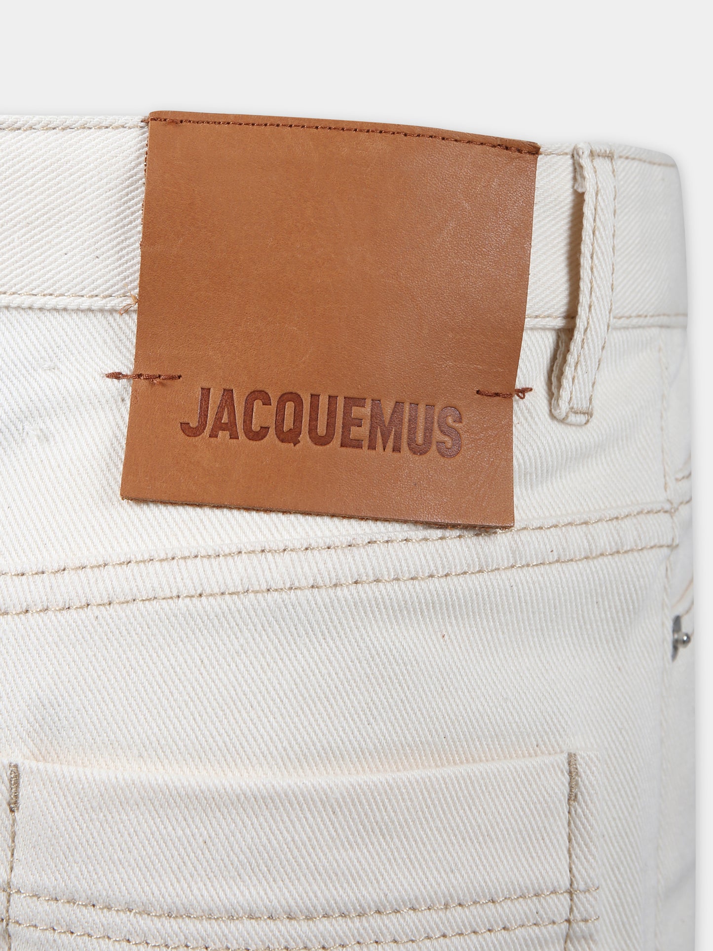 Shorts 'Le Short De Nimes' avorio per bambino,Jacquemus,Q00001 148