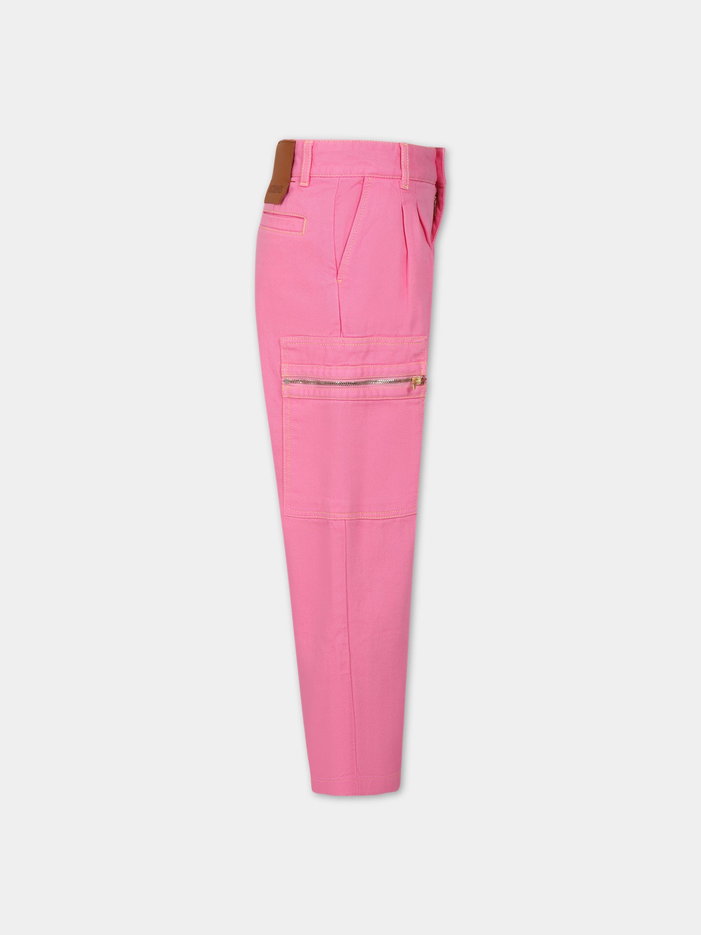 Jeans 'Le de Nîmes Bambino grande' rosa per bambina,Jacquemus,Q00026 468