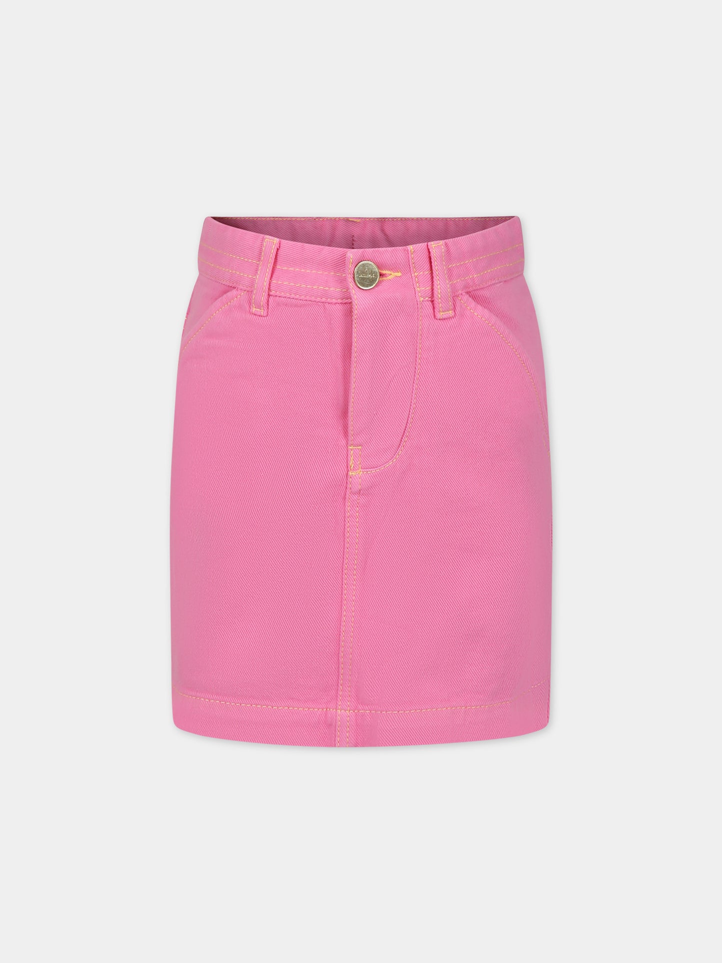 Gonna 'La Jupe De Nîmes' fucsia per bambina,Jacquemus,Q00027 468