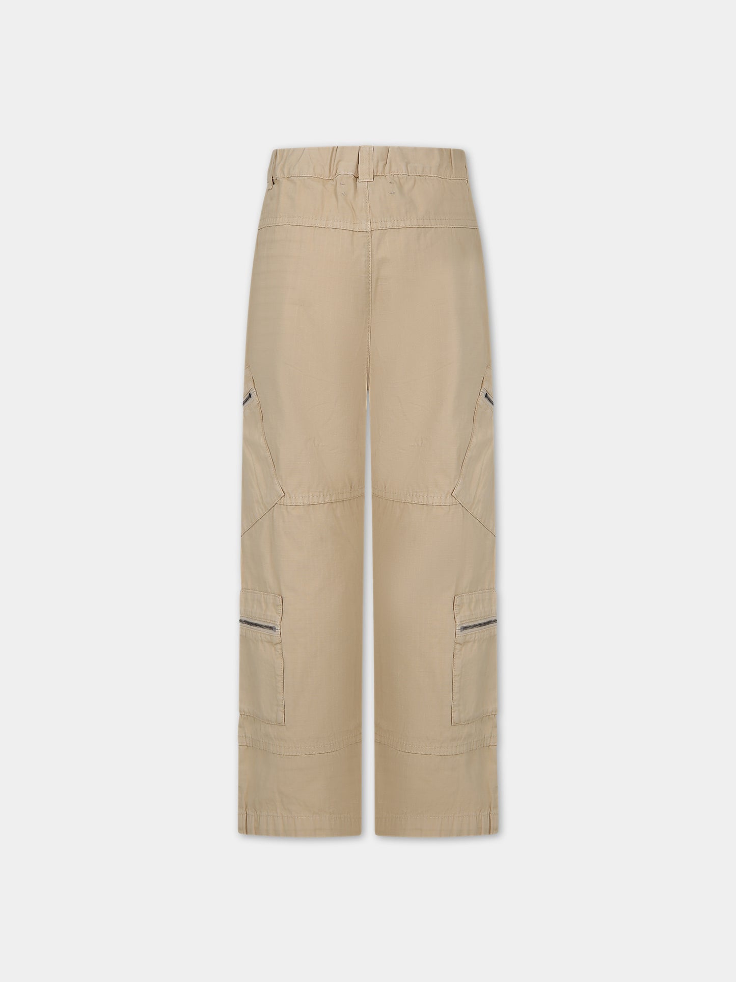 Pantaloni 'Le Cargo Marrone' beige per bambino,Jacquemus,Q00055 277