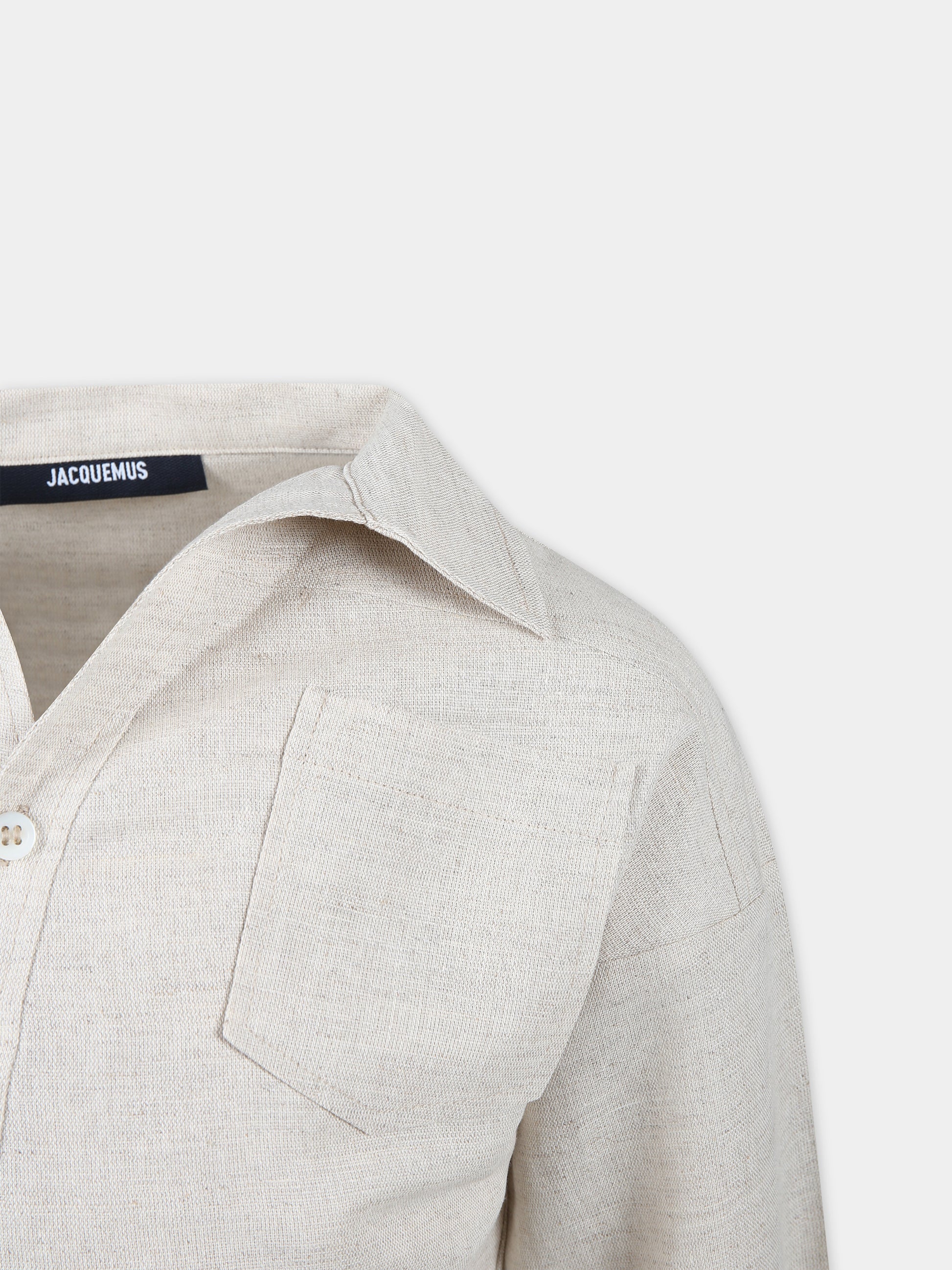 Camicia 'La Chemise Mejean' beige per bambina,Jacquemus,Q00060 237