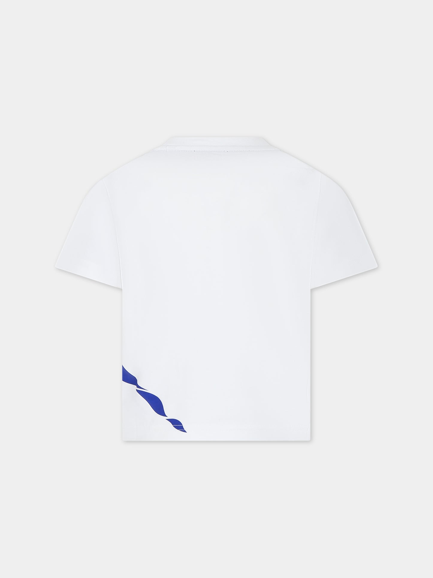 T-shirt bianca per bambina con stampa,Burberry Kids,8078324 B7347