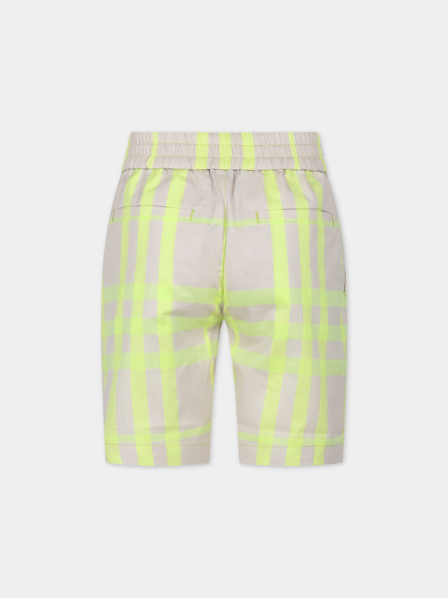 Shorts sportivi avorio,Burberry Kids,8078271 B8263