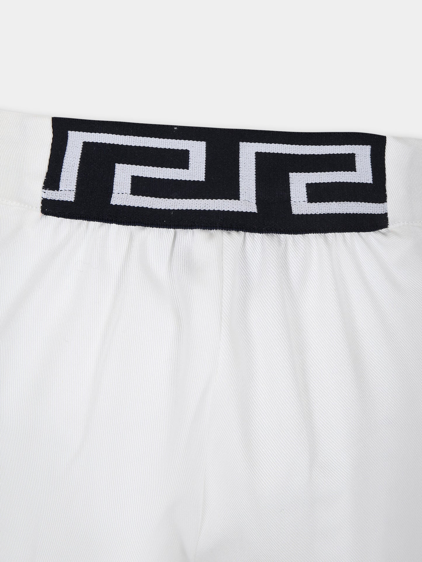 Shorts elegante bianco per bambina,Versace,1013649 1A09209 1W010